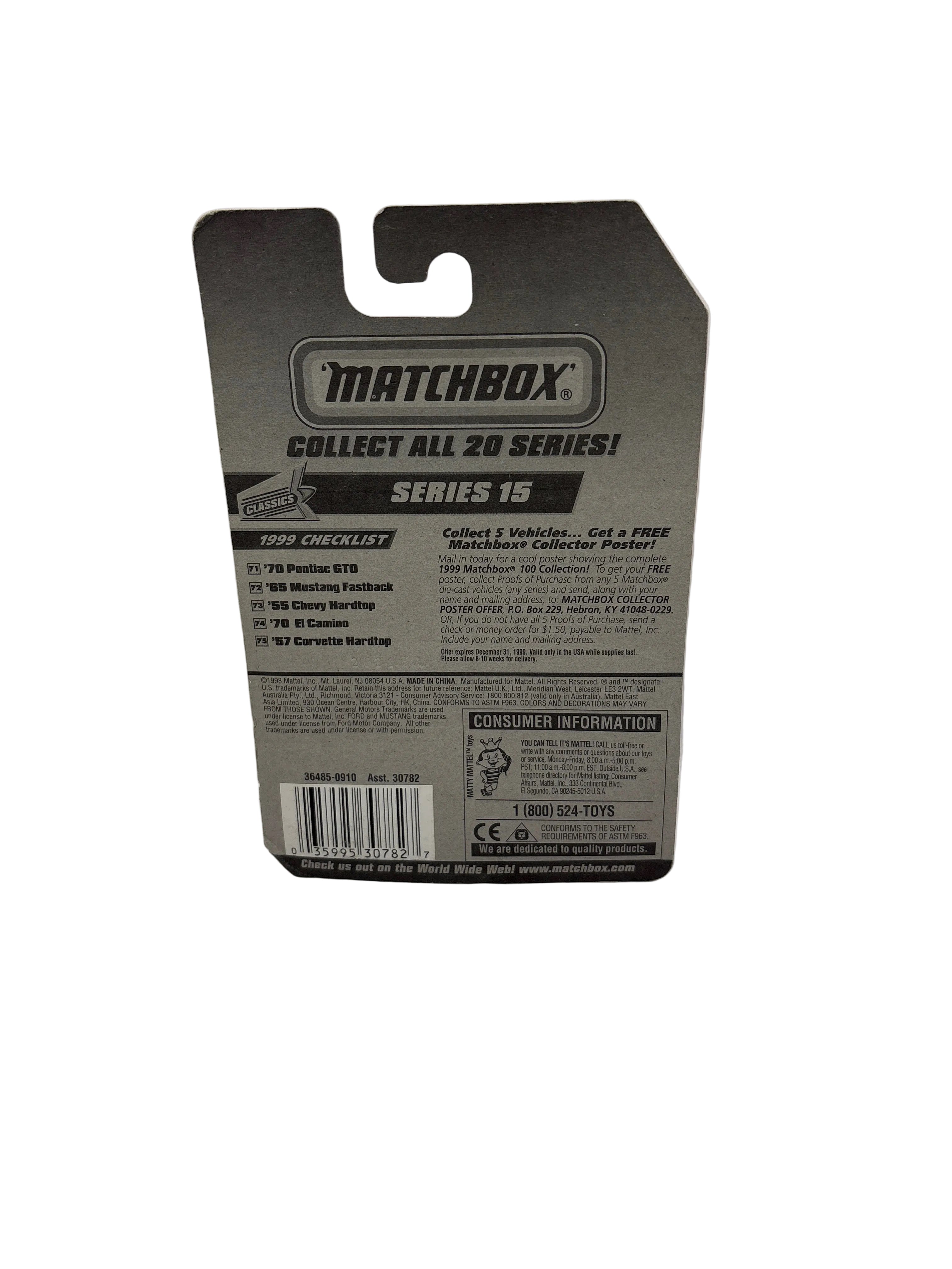Matchbox 57 Corvette Hardtop Diecast