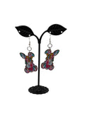Painted Easter Bunny Earrings