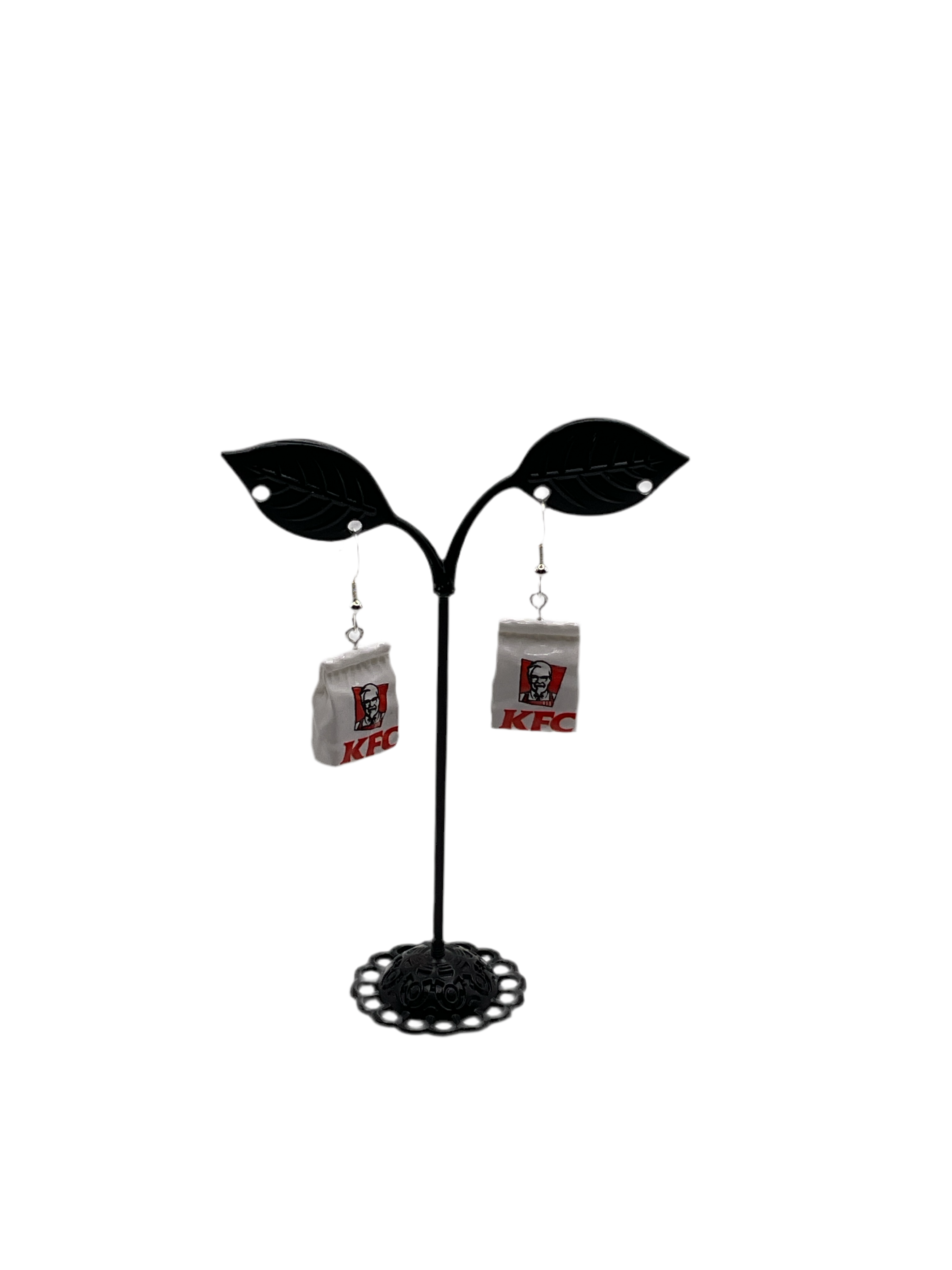 Fast Food Bag Earrings