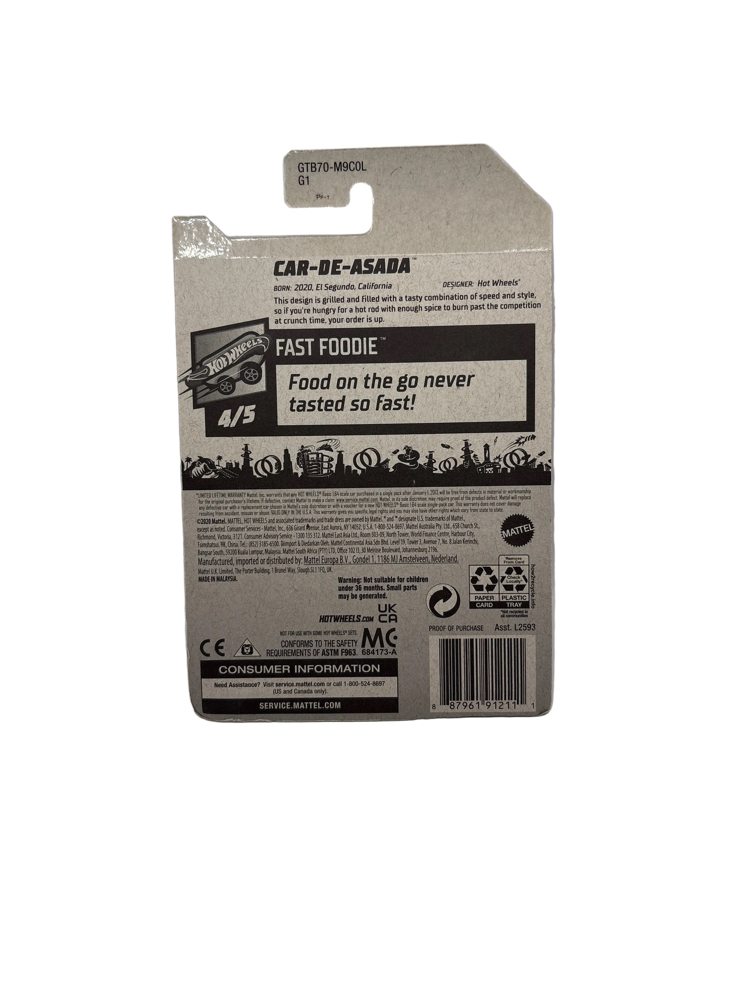 Hot Wheels Car-De-Asada Diecast