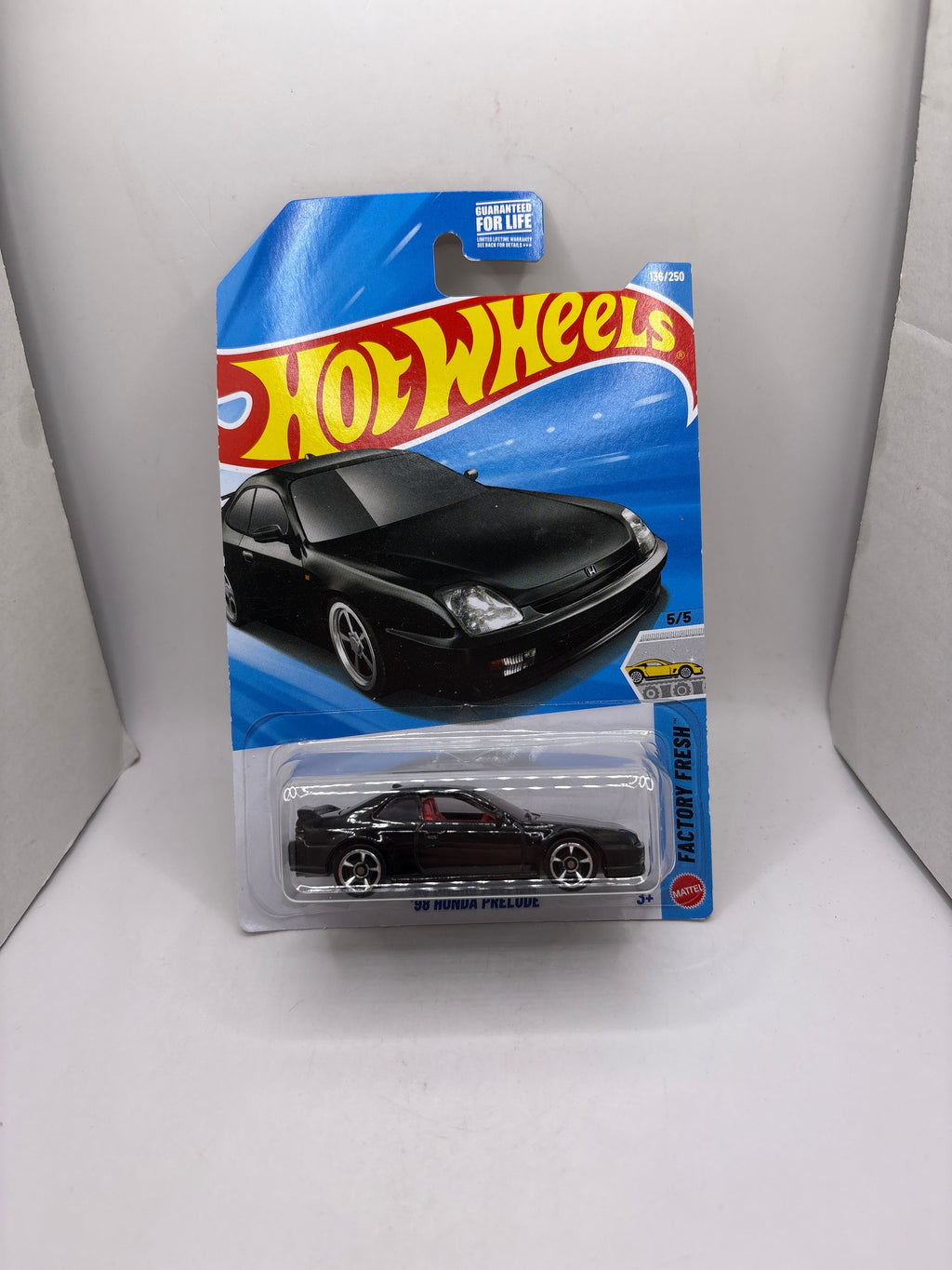 Hot Wheels 98 Honda Prelude Diecast black