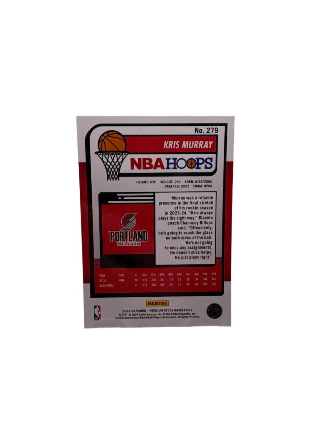 NBA Hoops Kris Murray