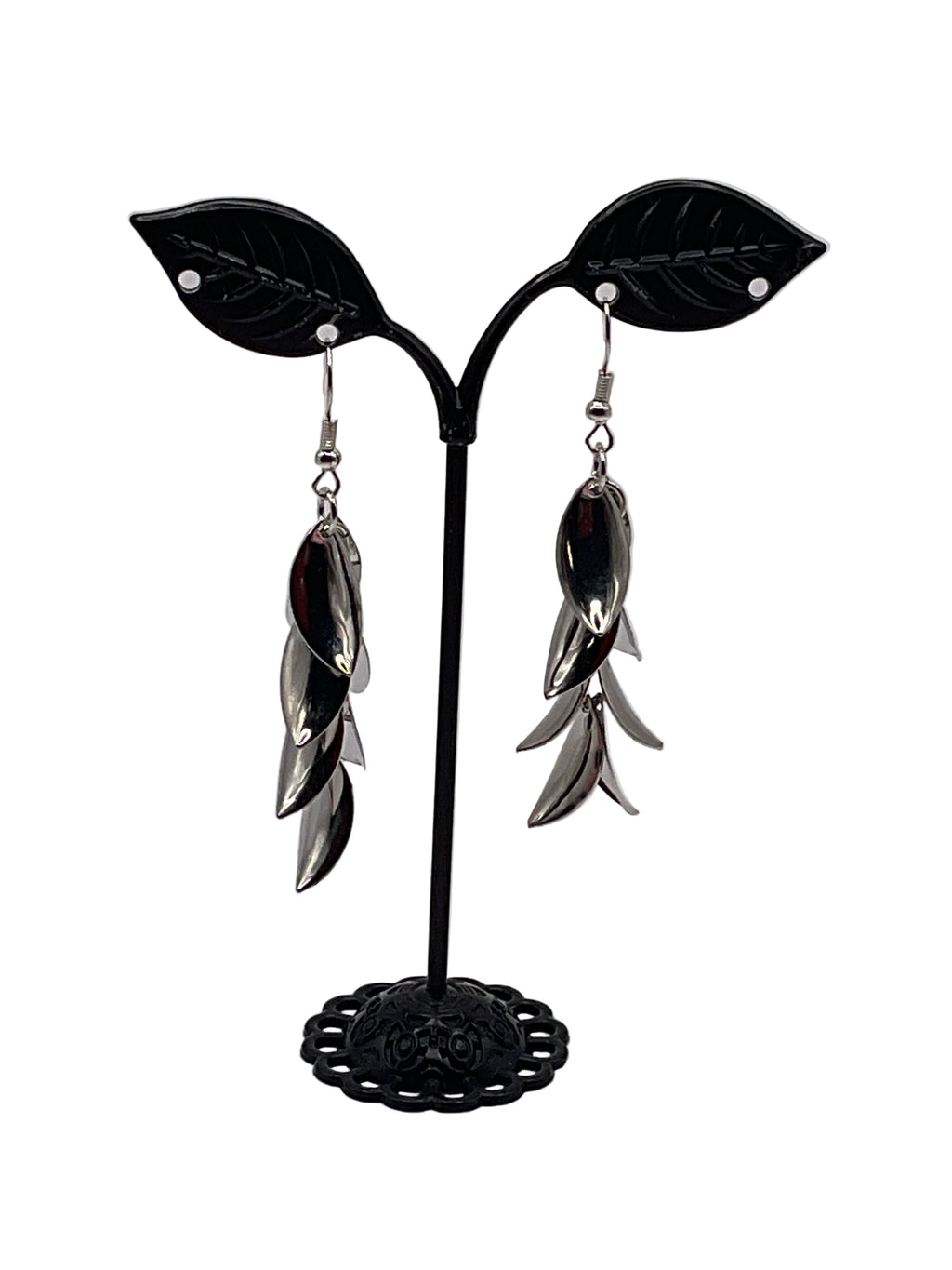 Silver earrings