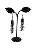 Silver earrings