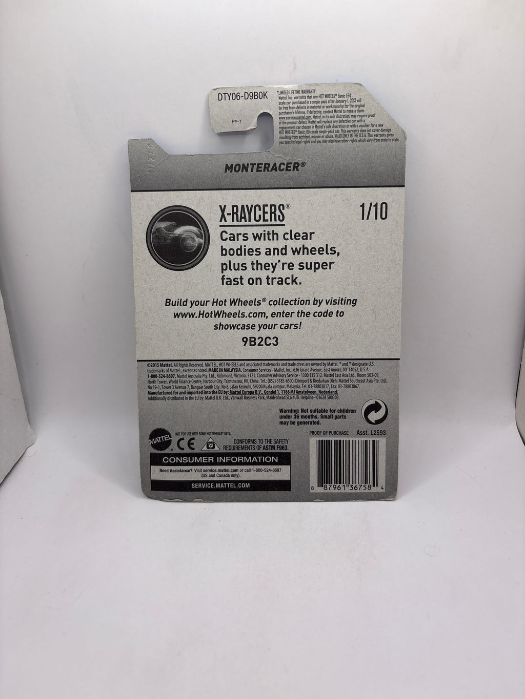 Hot Wheels Monteracer Diecast
