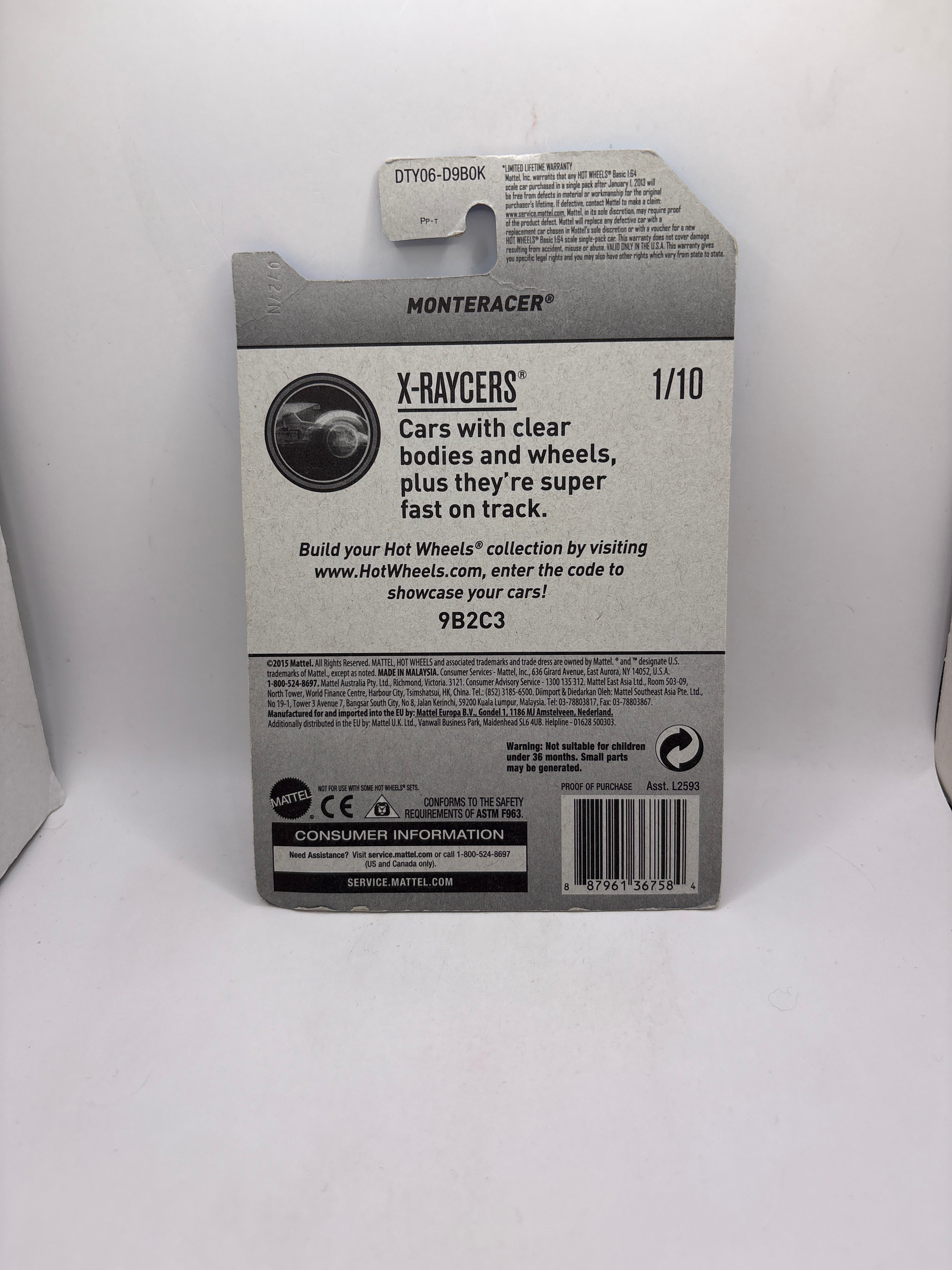 Hot Wheels Monteracer Diecast