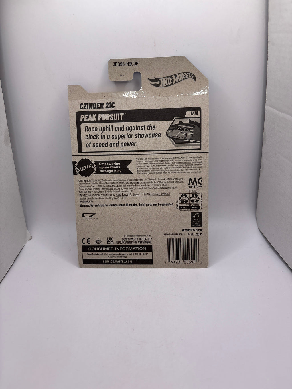 Hot Wheels Czinger 21C Diecast white