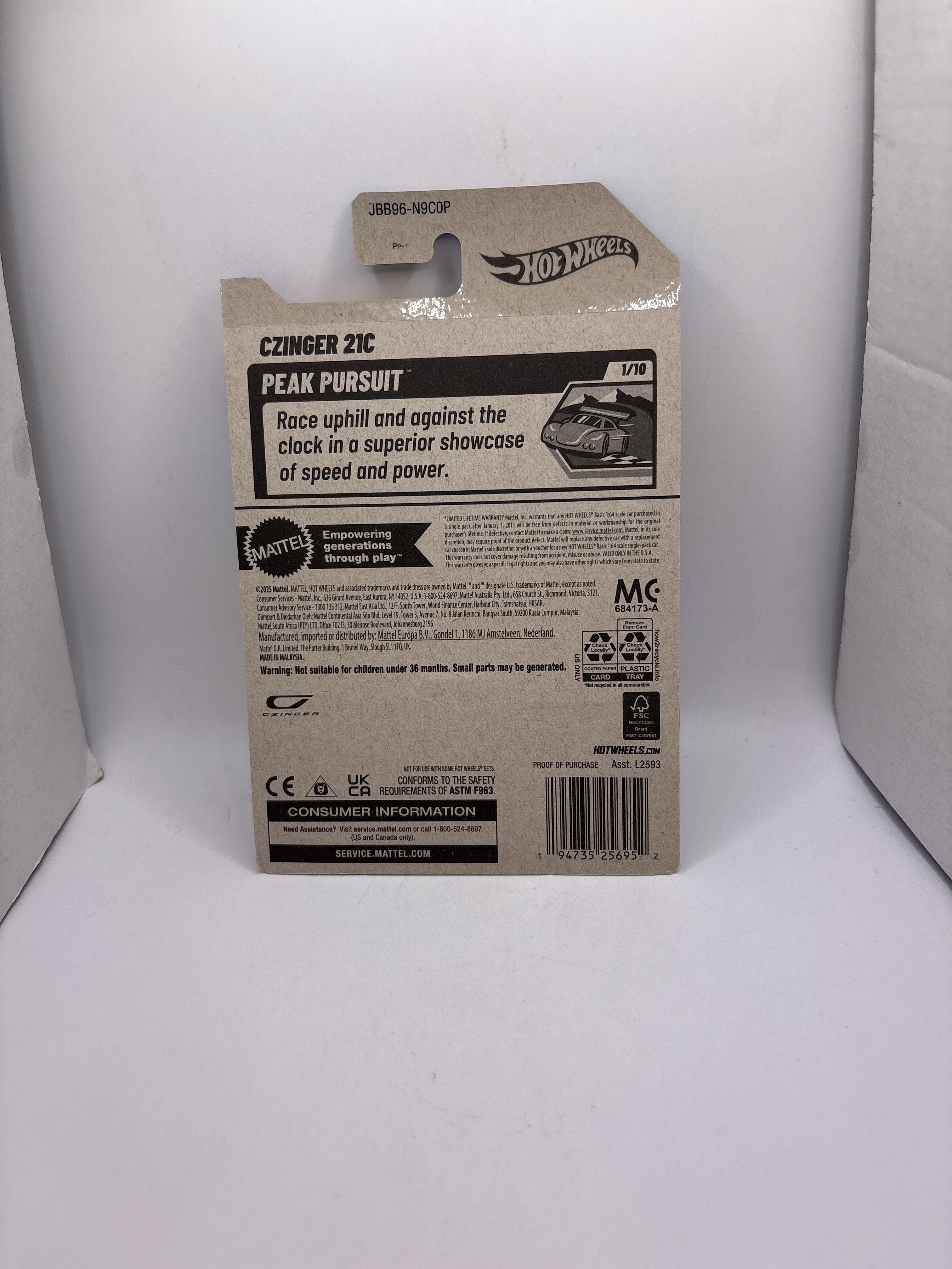 Hot Wheels Czinger 21C Diecast white