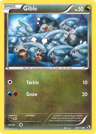 Gible 094/113 - Legendary Treasures