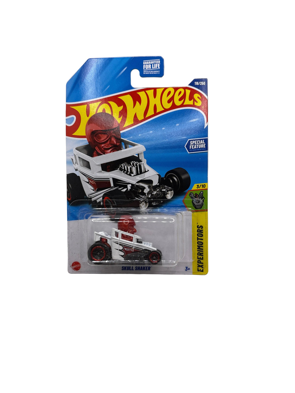 Hot Wheels Skull Shaker Diecast white