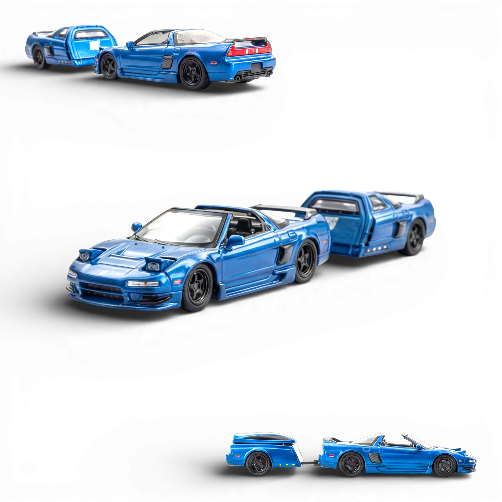 Findclassically NSX TRA Transparent Blue 1:64