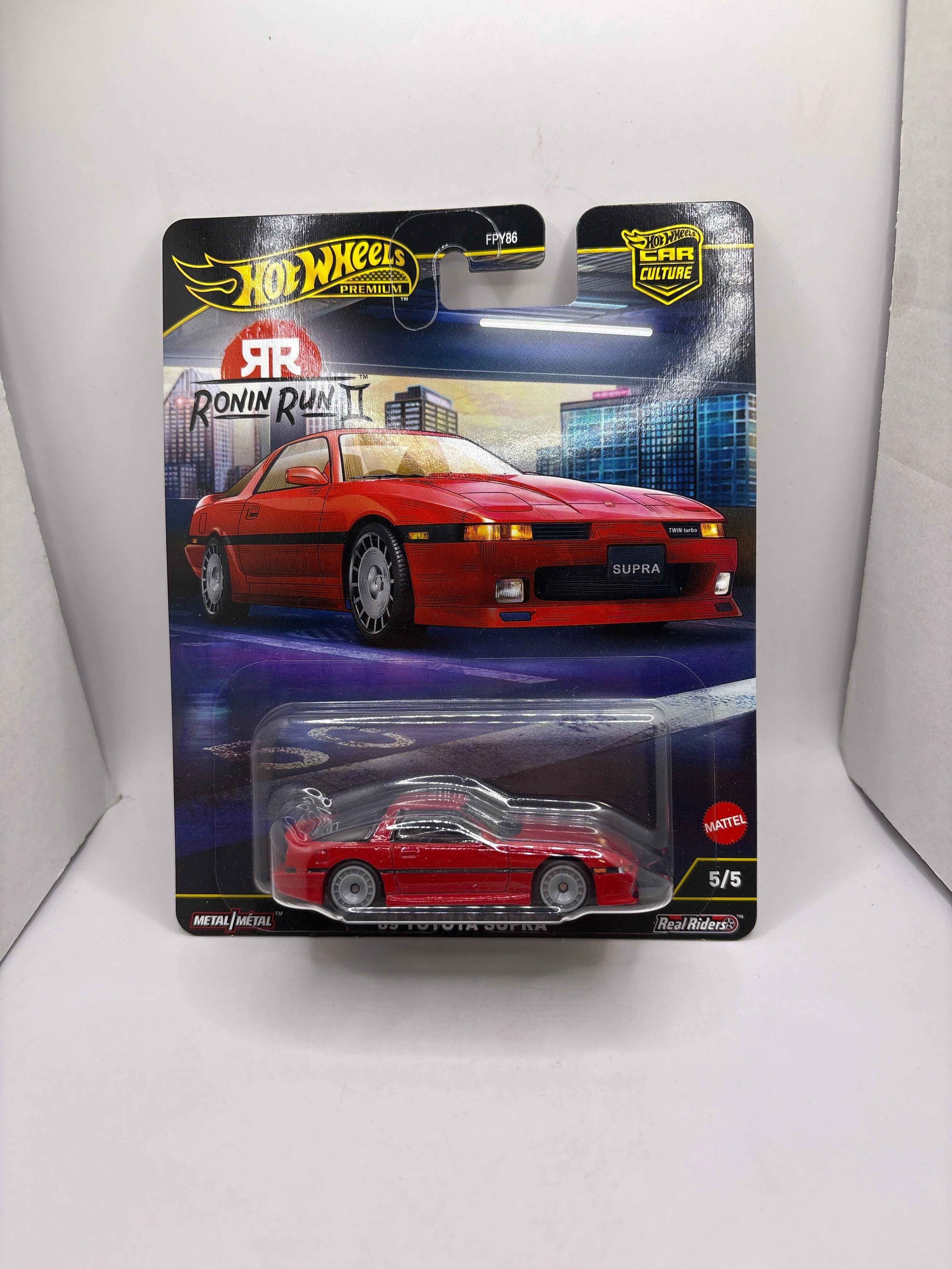 Hot Wheels 89 Toyota Supra Diecast red