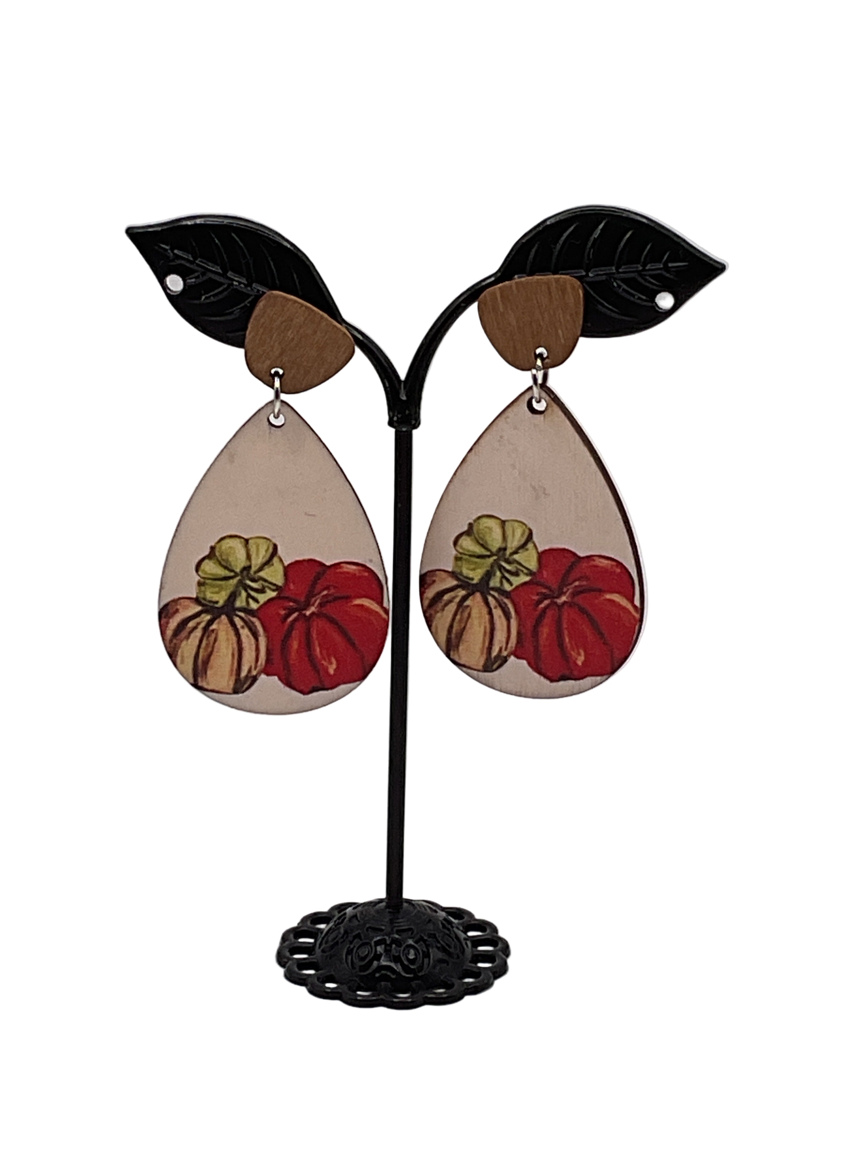Pumpkin Earrings