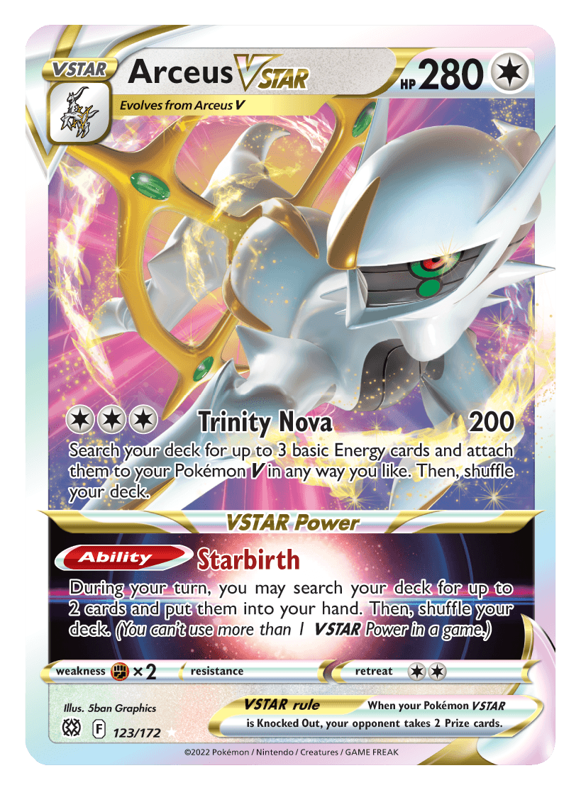 Arceus VSTAR (123/172) [Sword & Shield: Brilliant Stars]