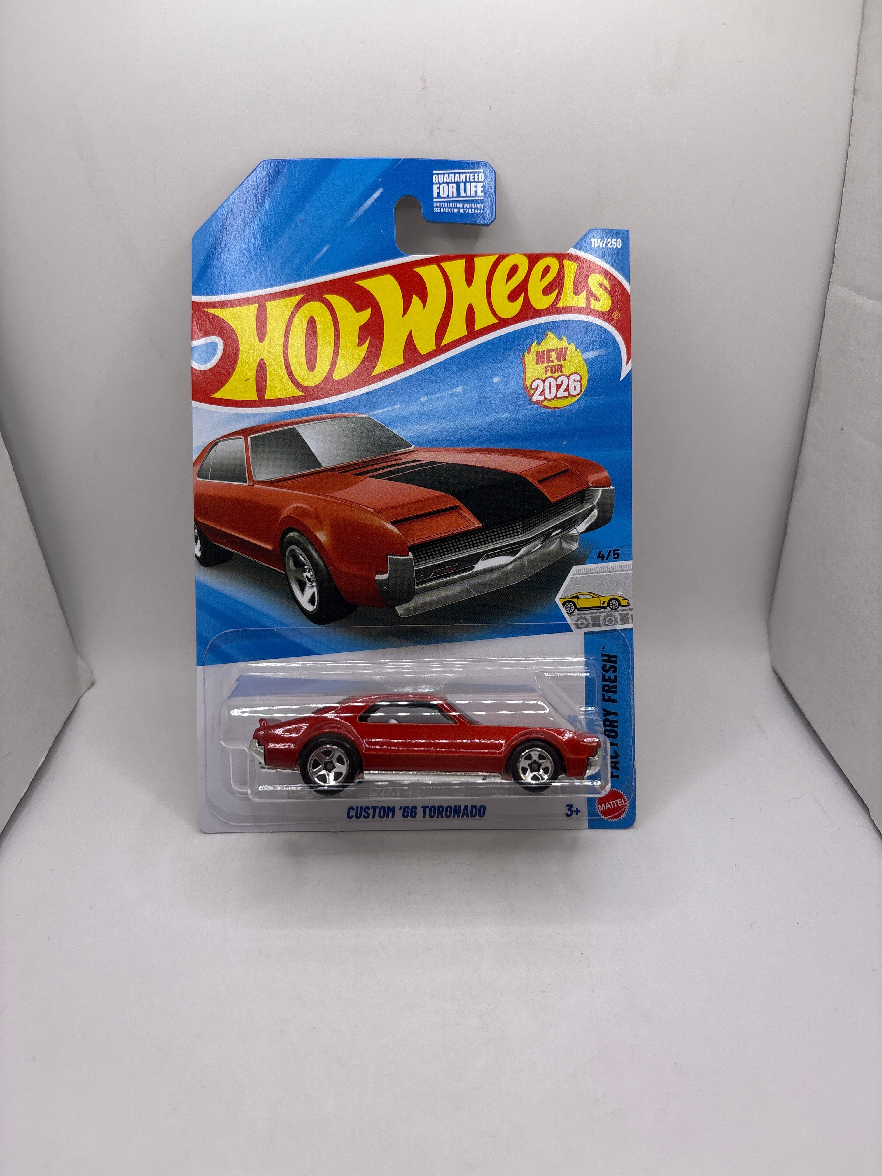 Hot Wheels Custom 66 Toronado Diecast orange