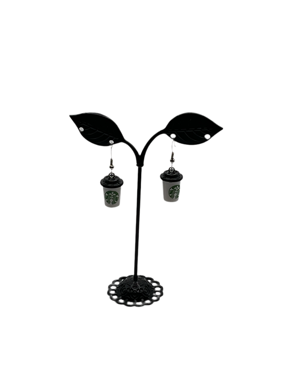 Star bucks coffee earrings
