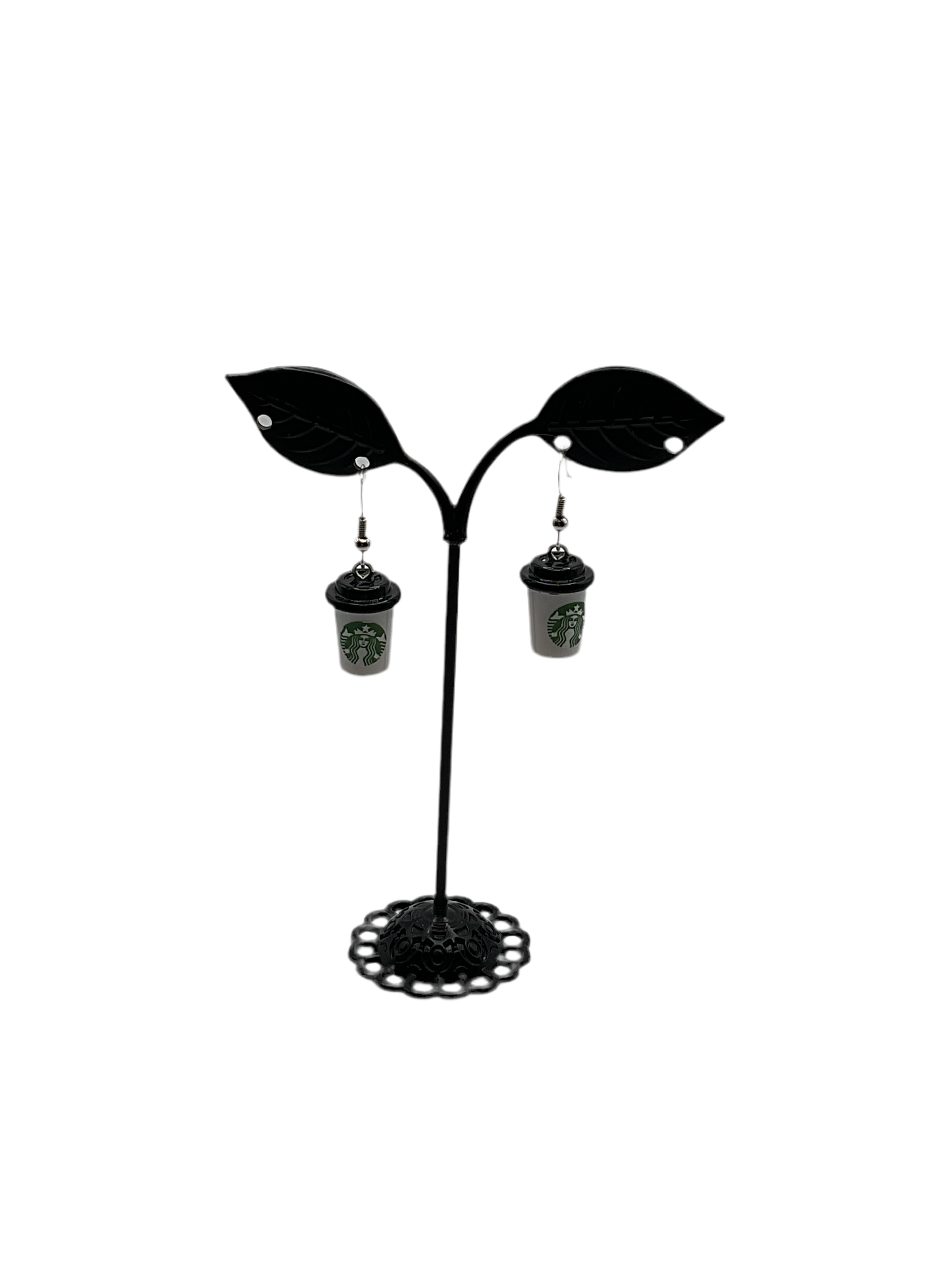Star bucks coffee earrings