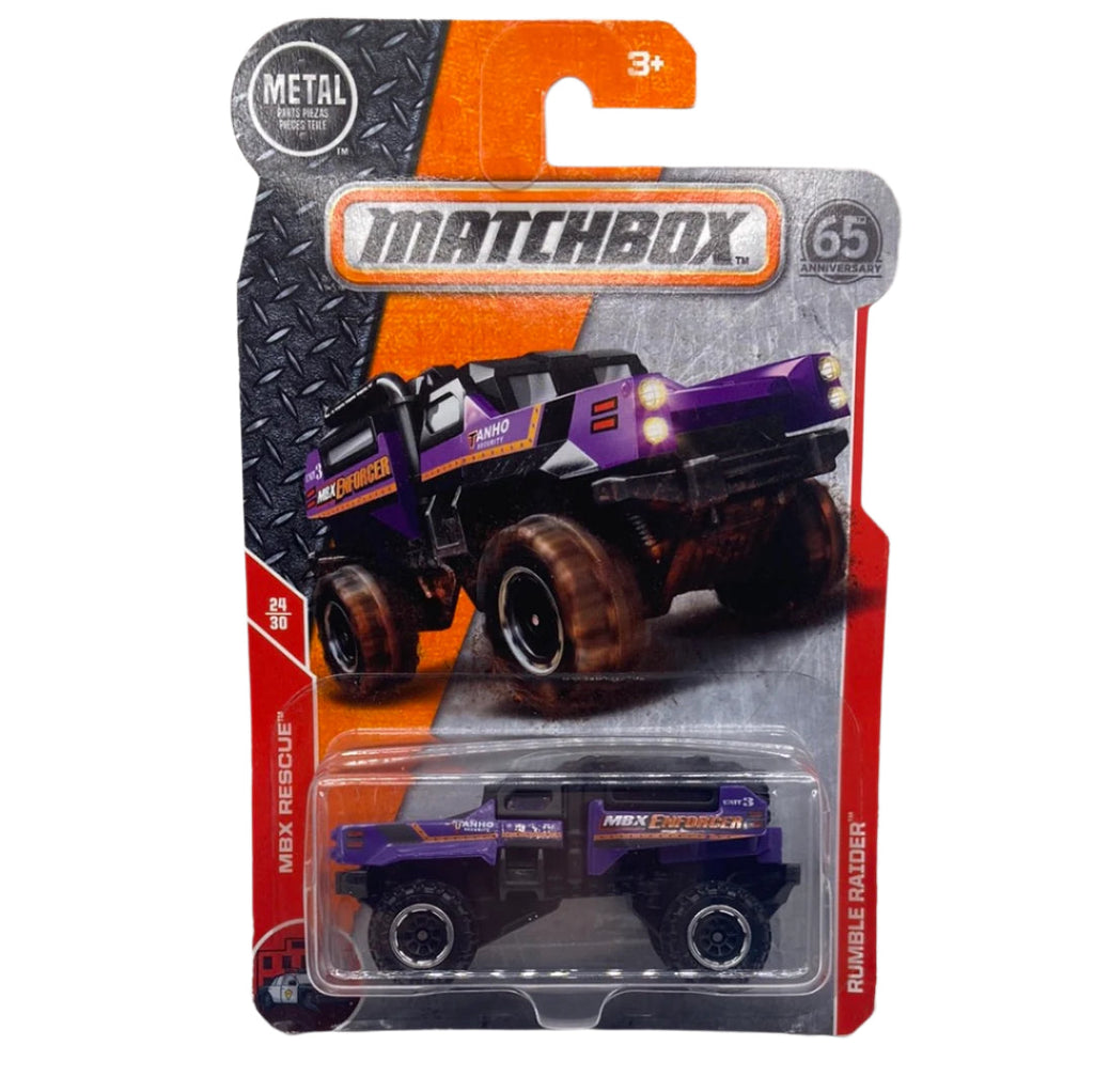 Matchbox Rumble Raider Diecast purple
