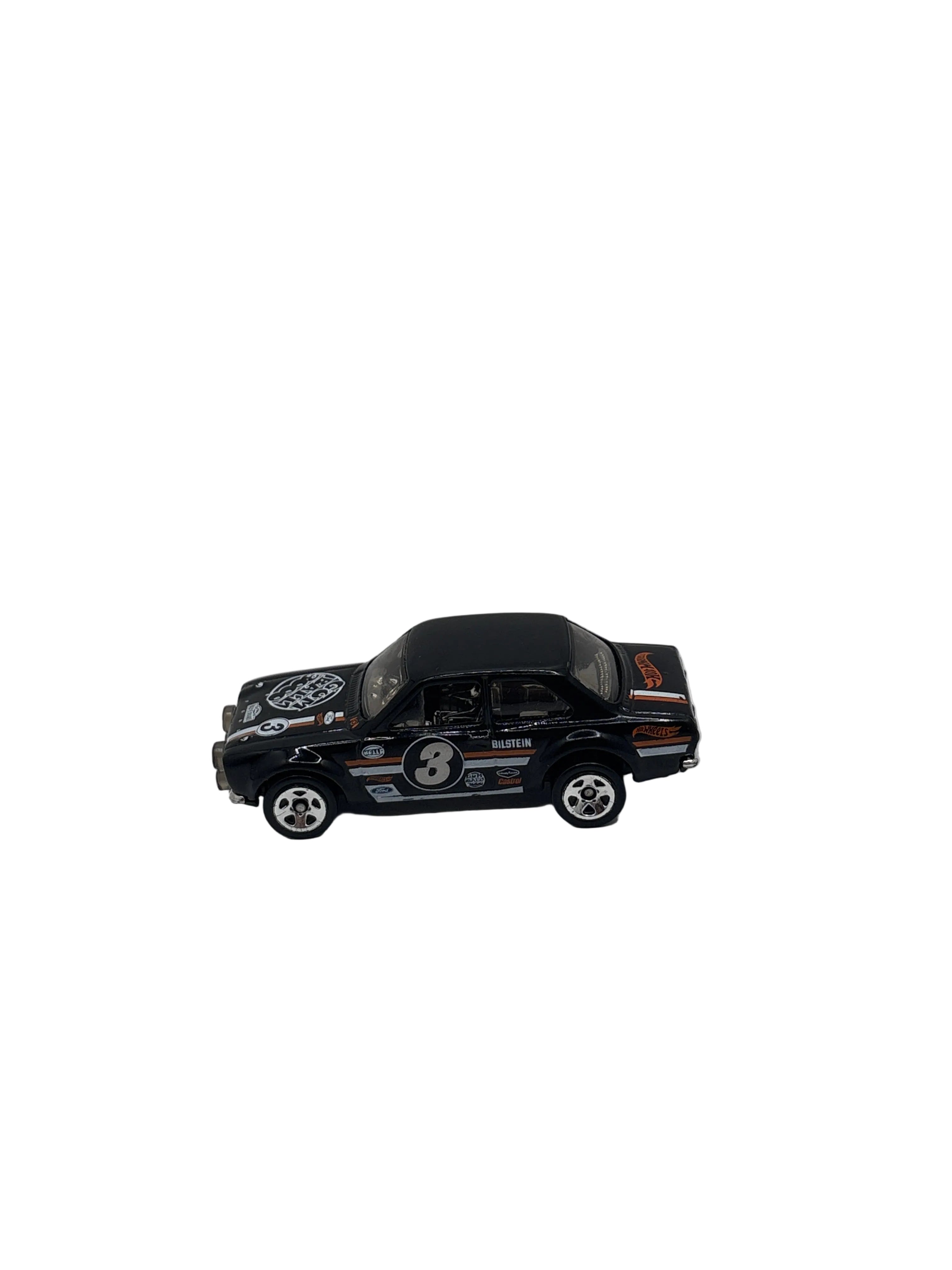 Hot Wheels 70 Ford Escort RS1600 Diecast black