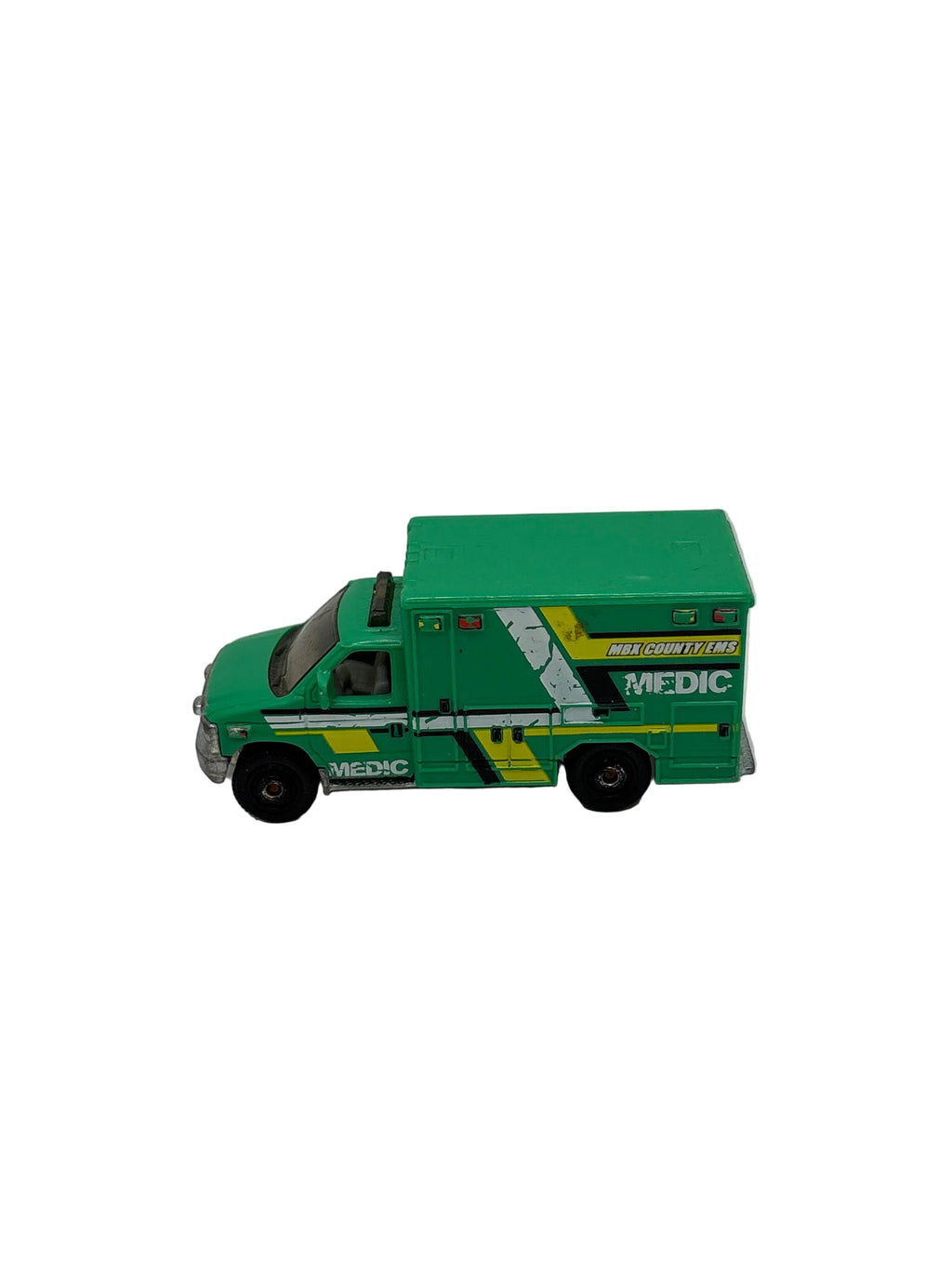 Matchbox 2009 Ford E-350 Ambulance Diecast green