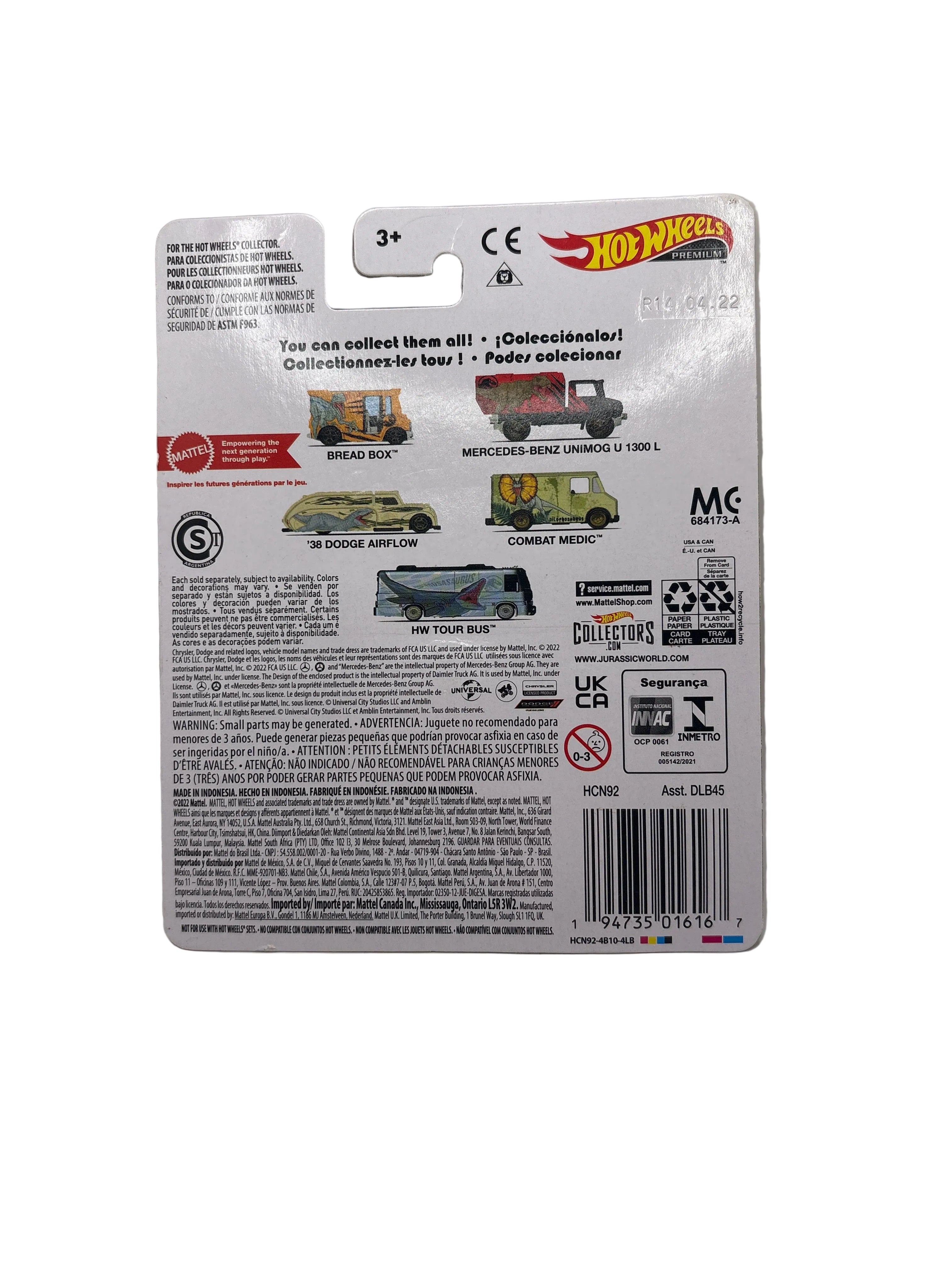 Hot Wheels Combat Medic Diecast