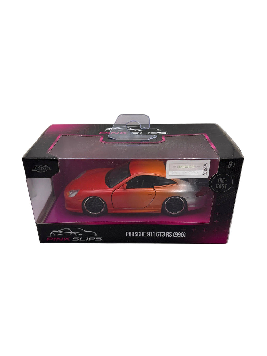 Jada Porsche 911 GT3 RS (996) Diecast orange