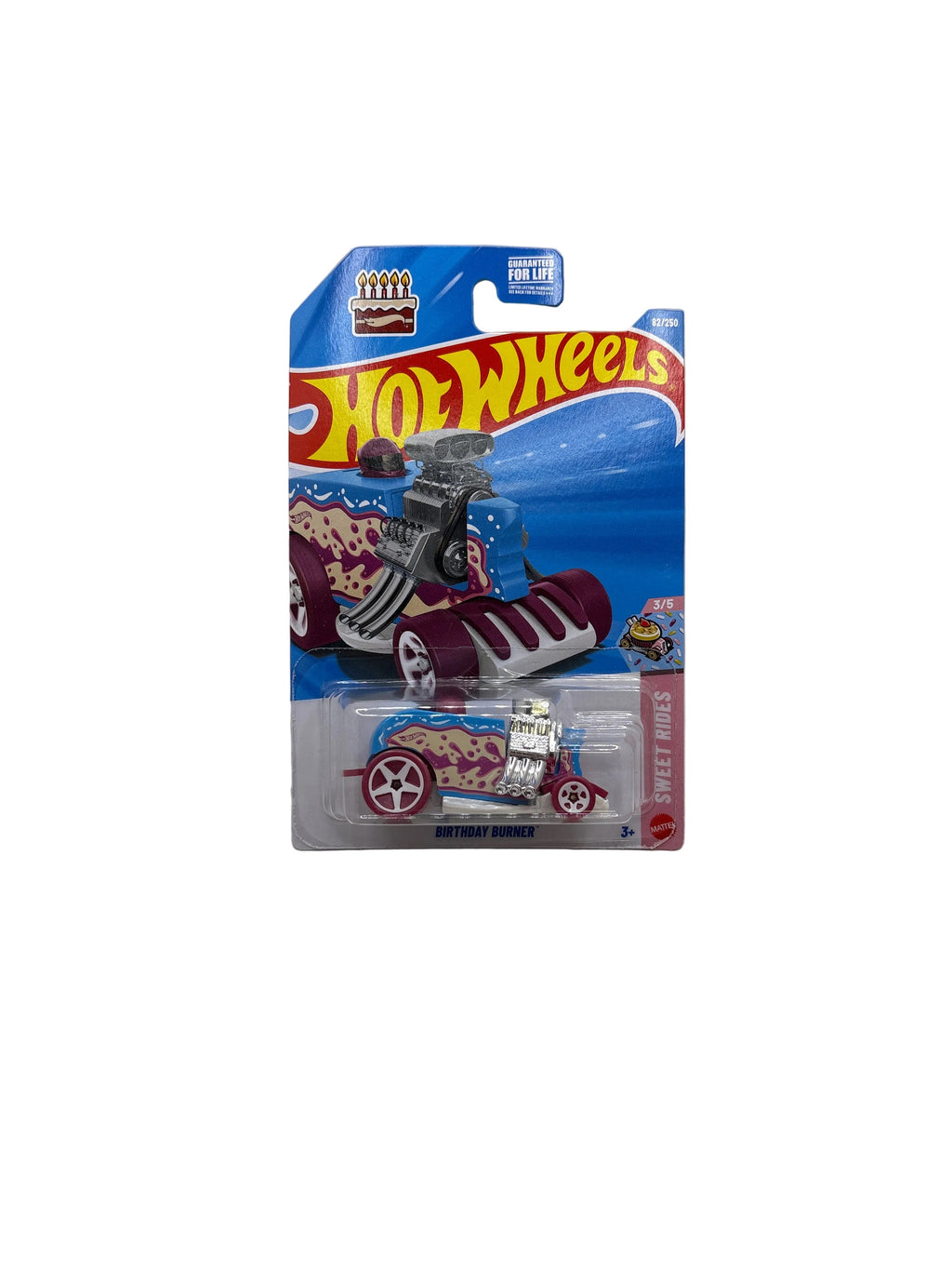 Hot Wheels Birthday Burner Diecast blue