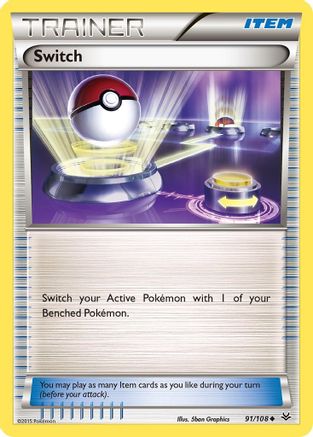 Switch 091/108 - XY  Roaring Skies