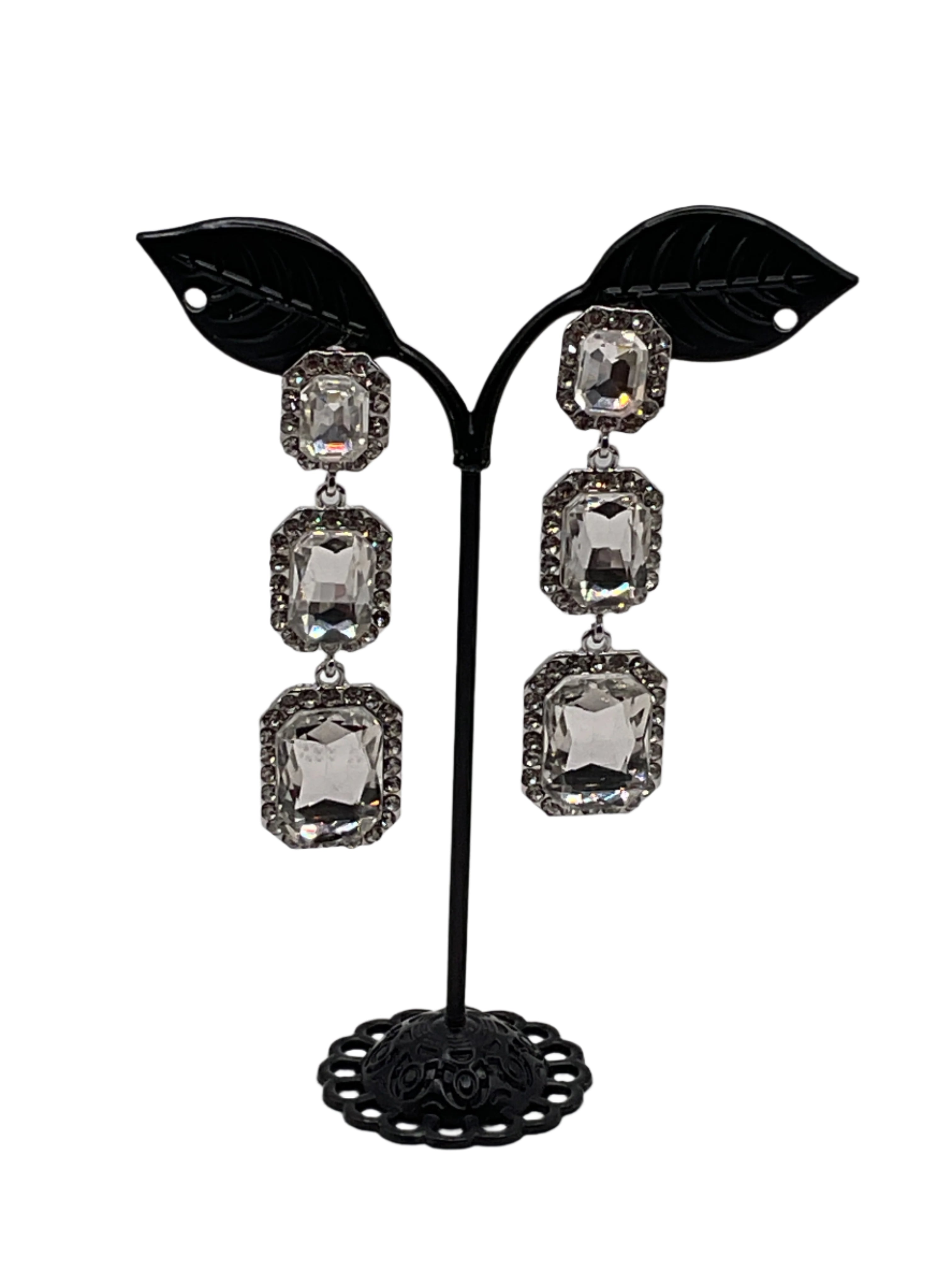 Shiny crystal earrings 7