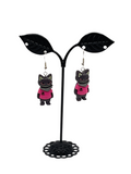 Cat earrings 1