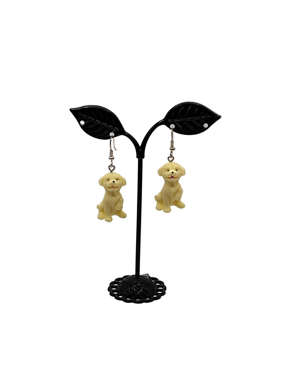 Yellow Lab Puppy Earrings