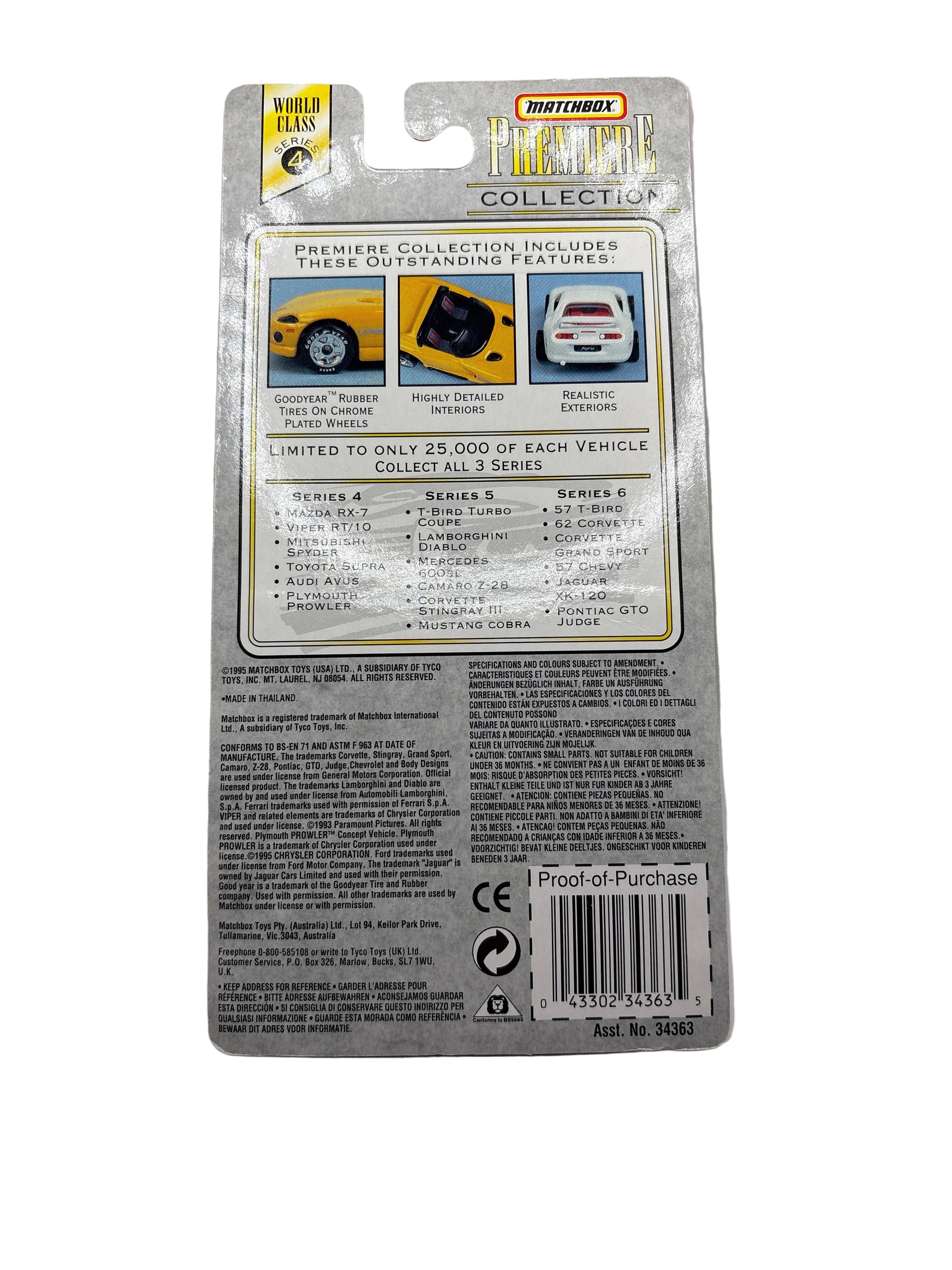 Matchbox Plymouth Prowler Diecast silver