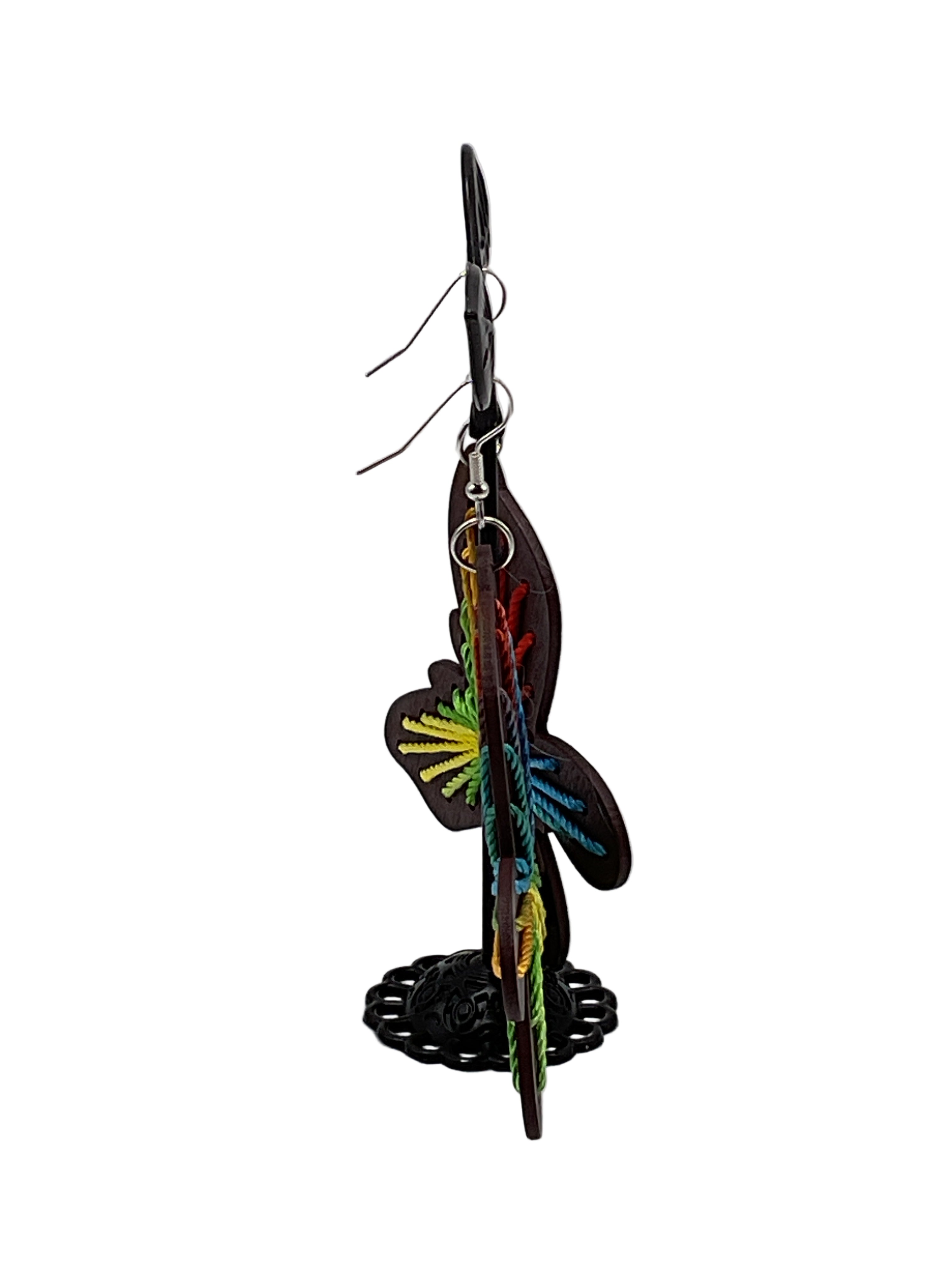 String Art Butterfly Earrings