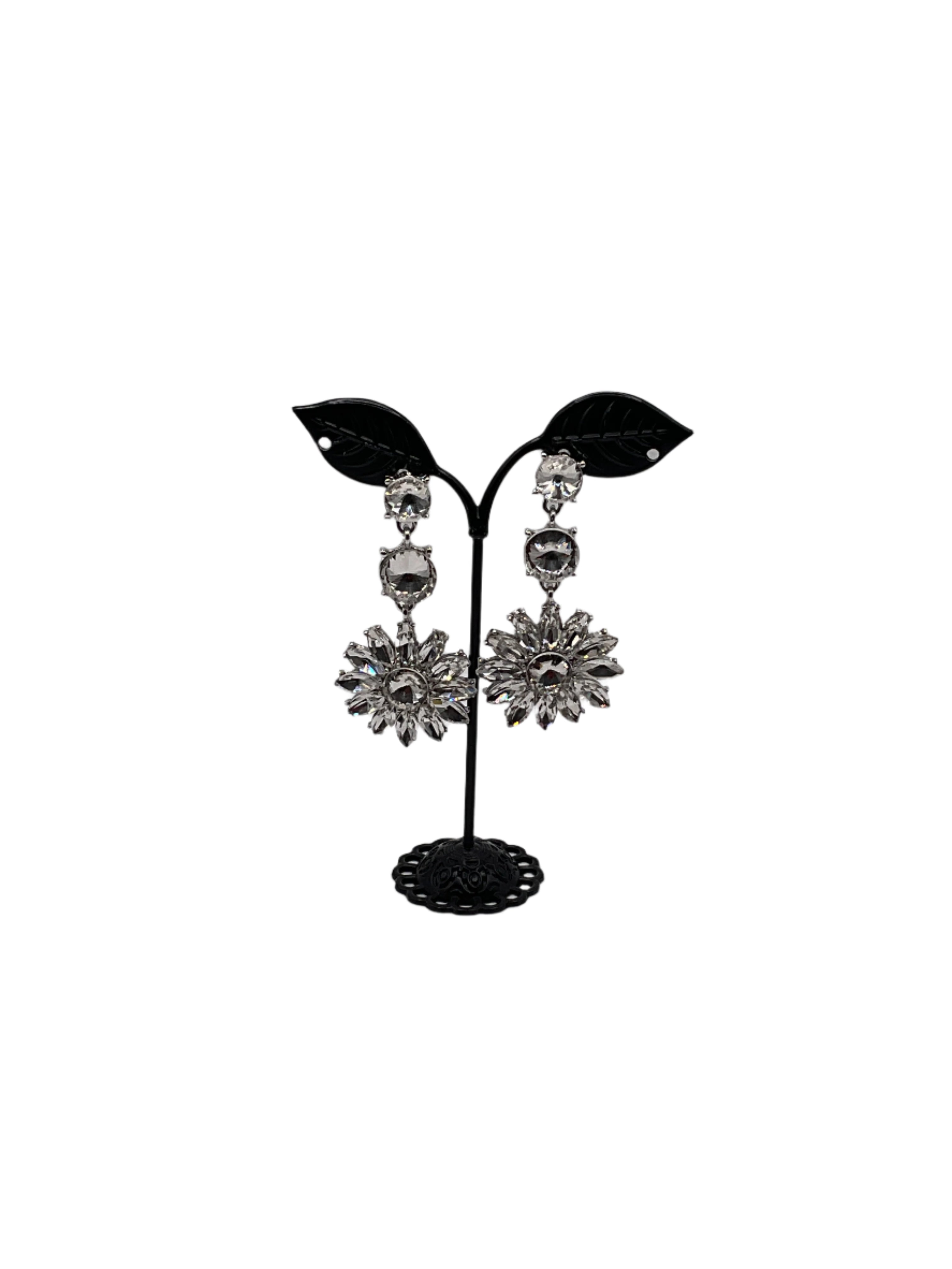 Shiny crystal earrings 3
