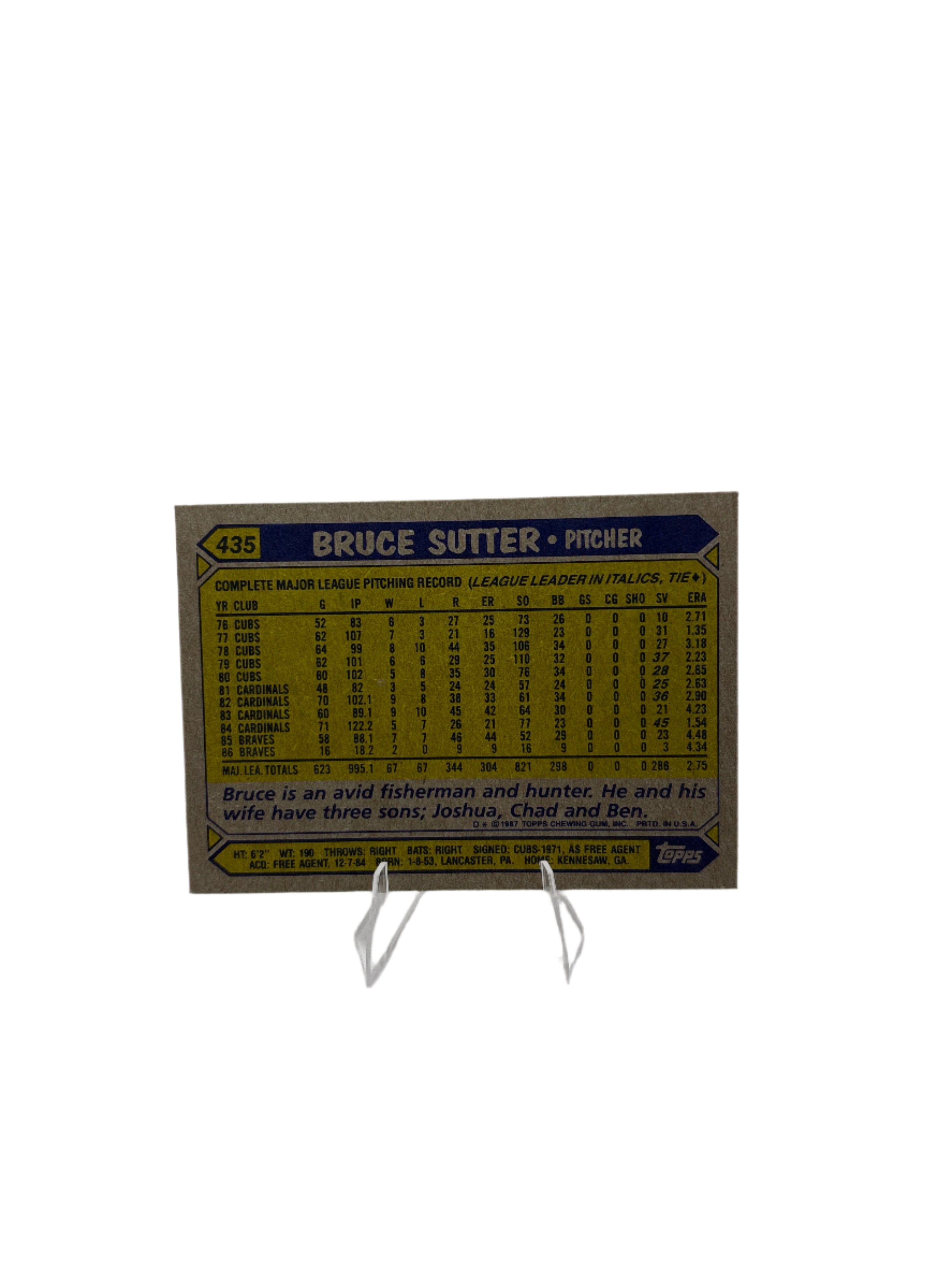 Topps Bruce Sutter