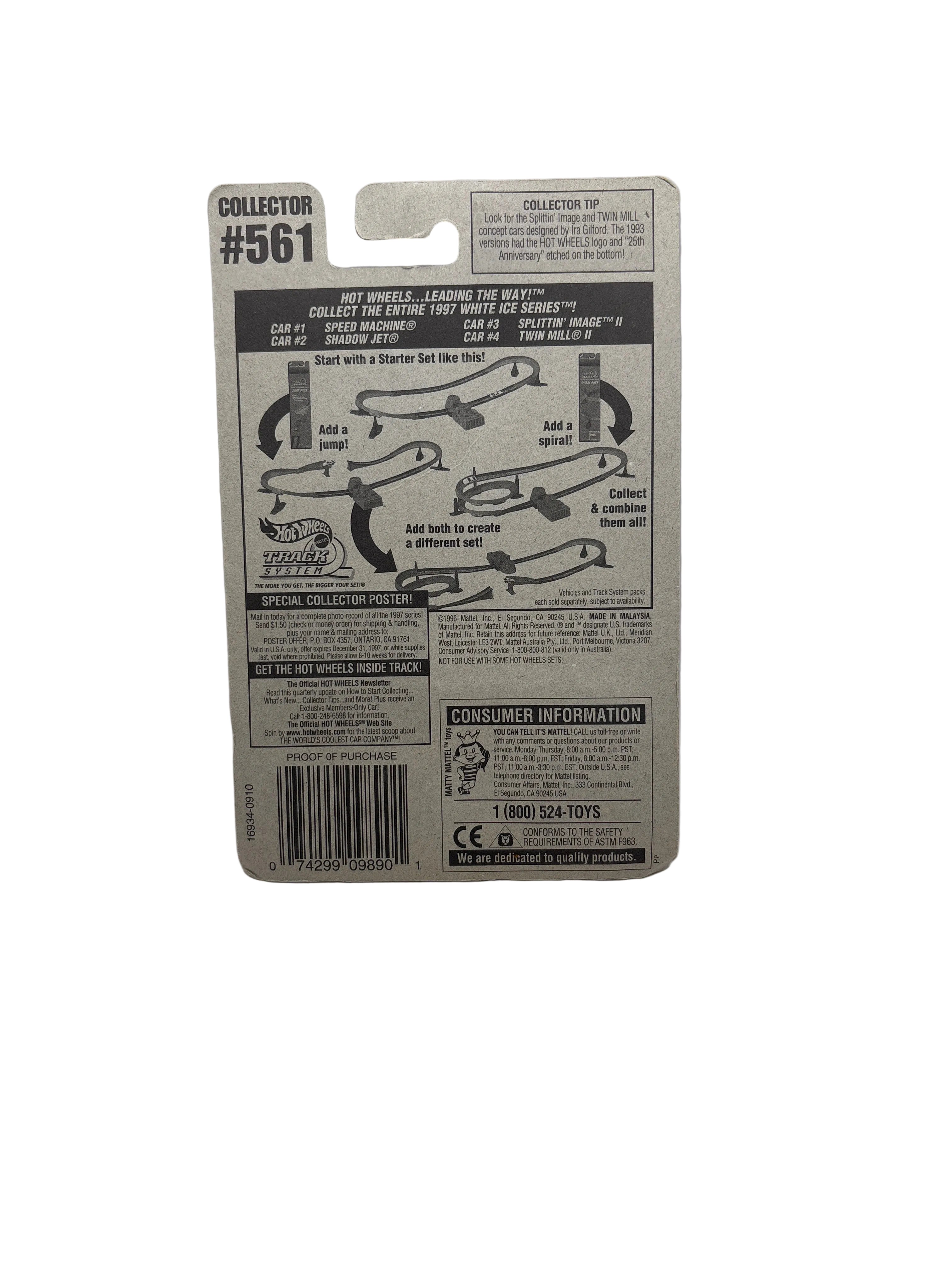 Hot Wheels Speed Machine Diecast white