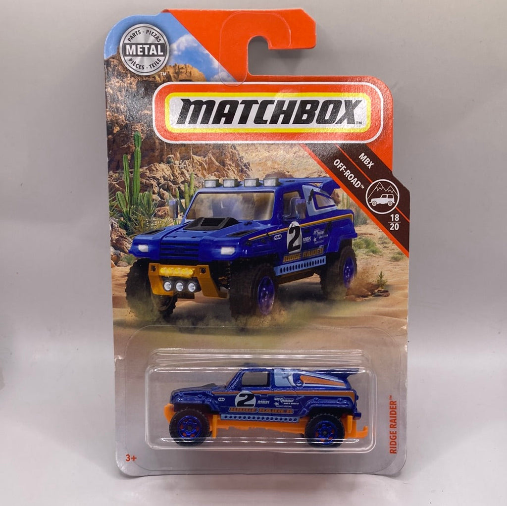 Matchbox Ridge Raider Diecast blue