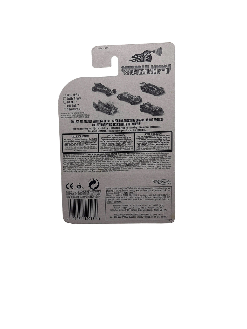 Hot Wheels Double Vision Diecast black
