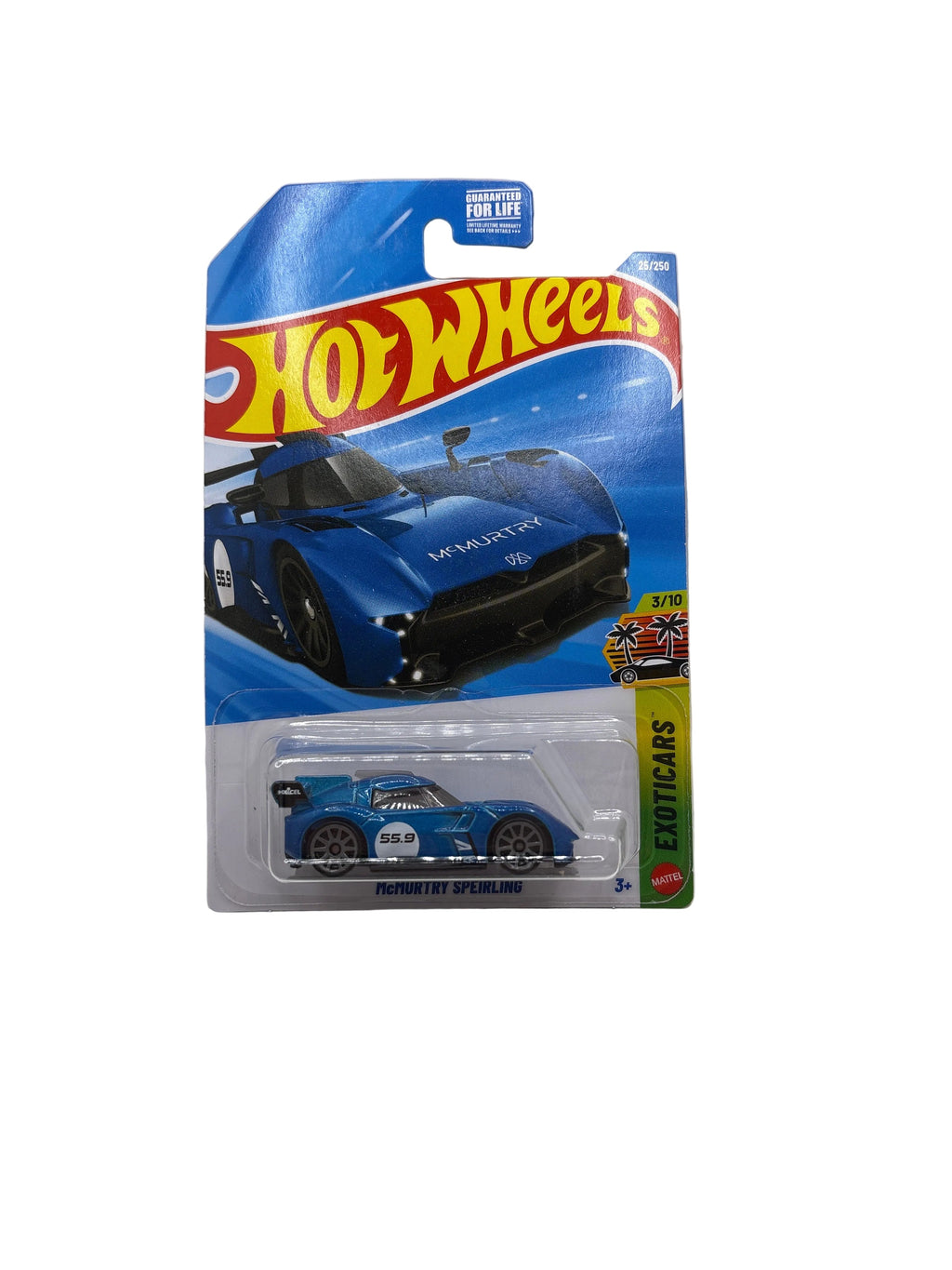 Hot Wheels McMurtry Speirling Diecast blue