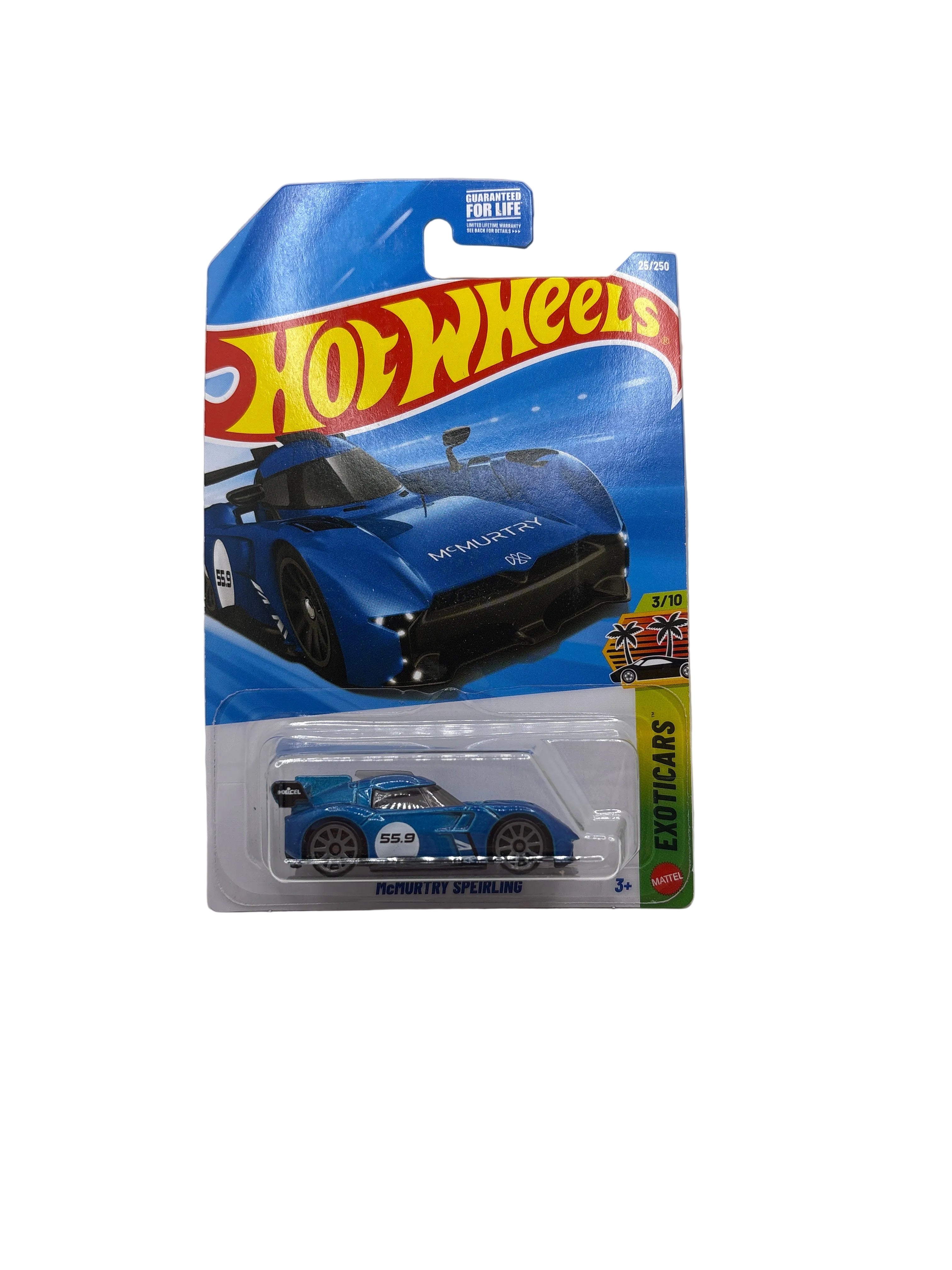 Hot Wheels McMurtry Speirling Diecast blue