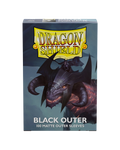 Dragon Shield: 100ct Outer Sleeves - Matte Black (Standard)