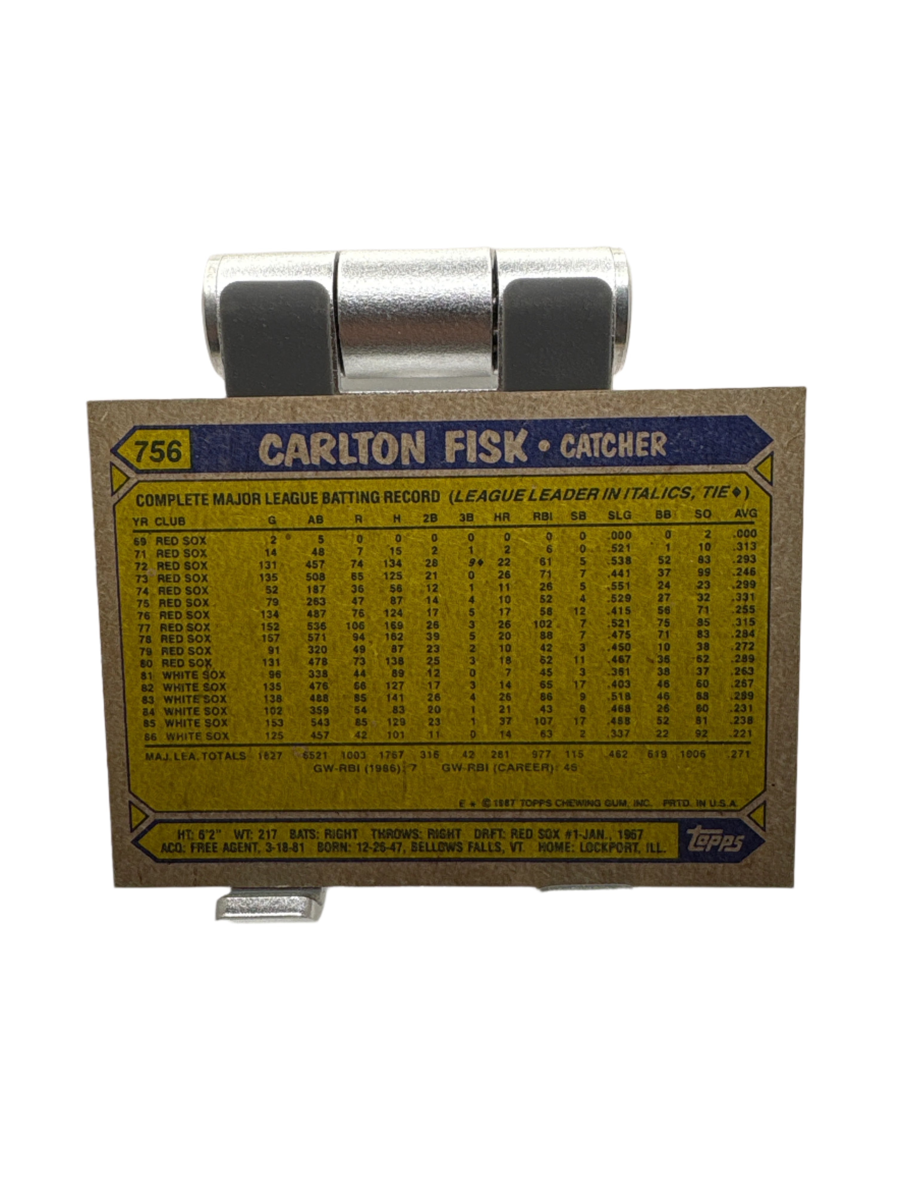 Topps Carlton Fisk