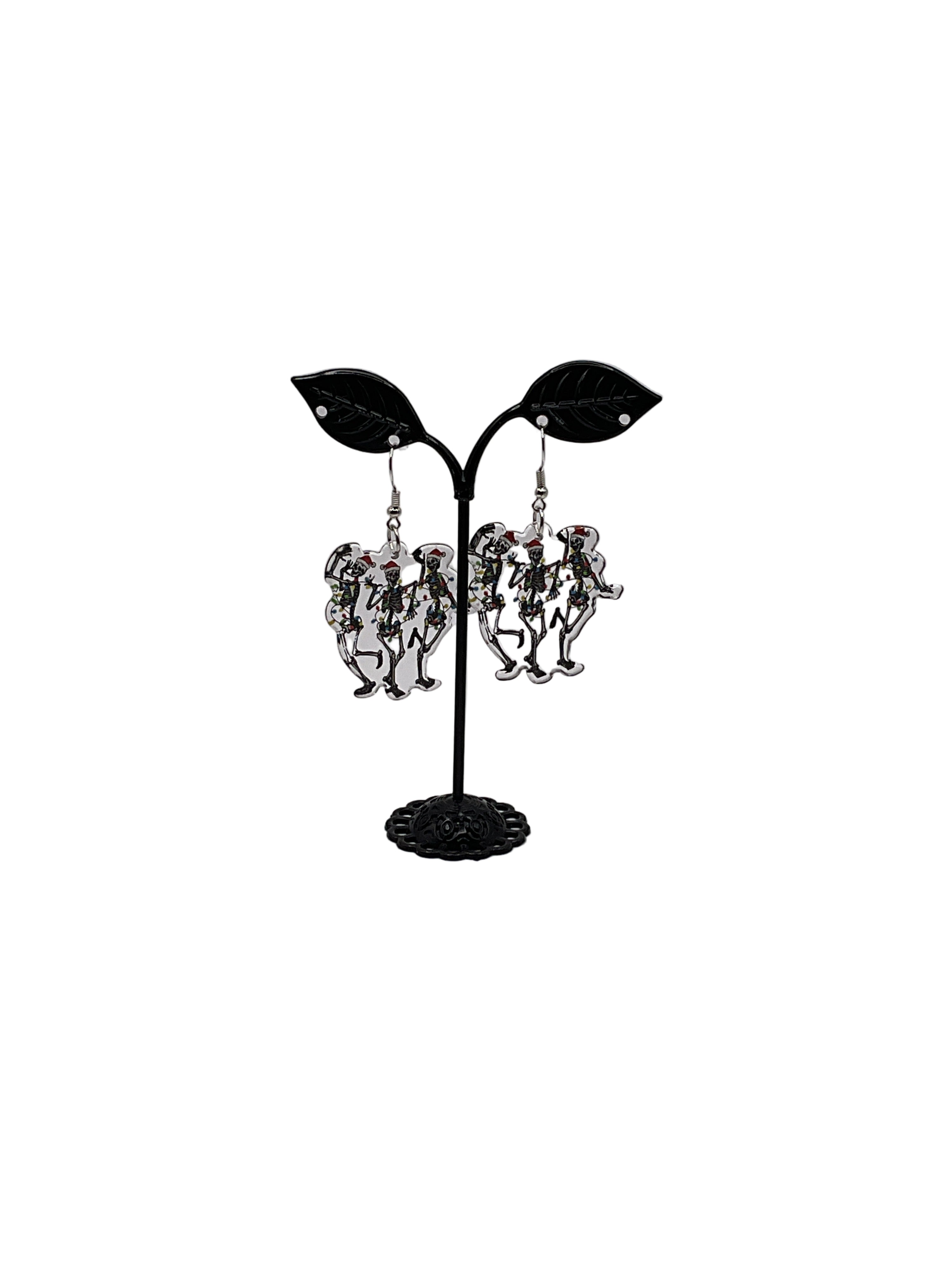 Christmas Skeleton Earrings
