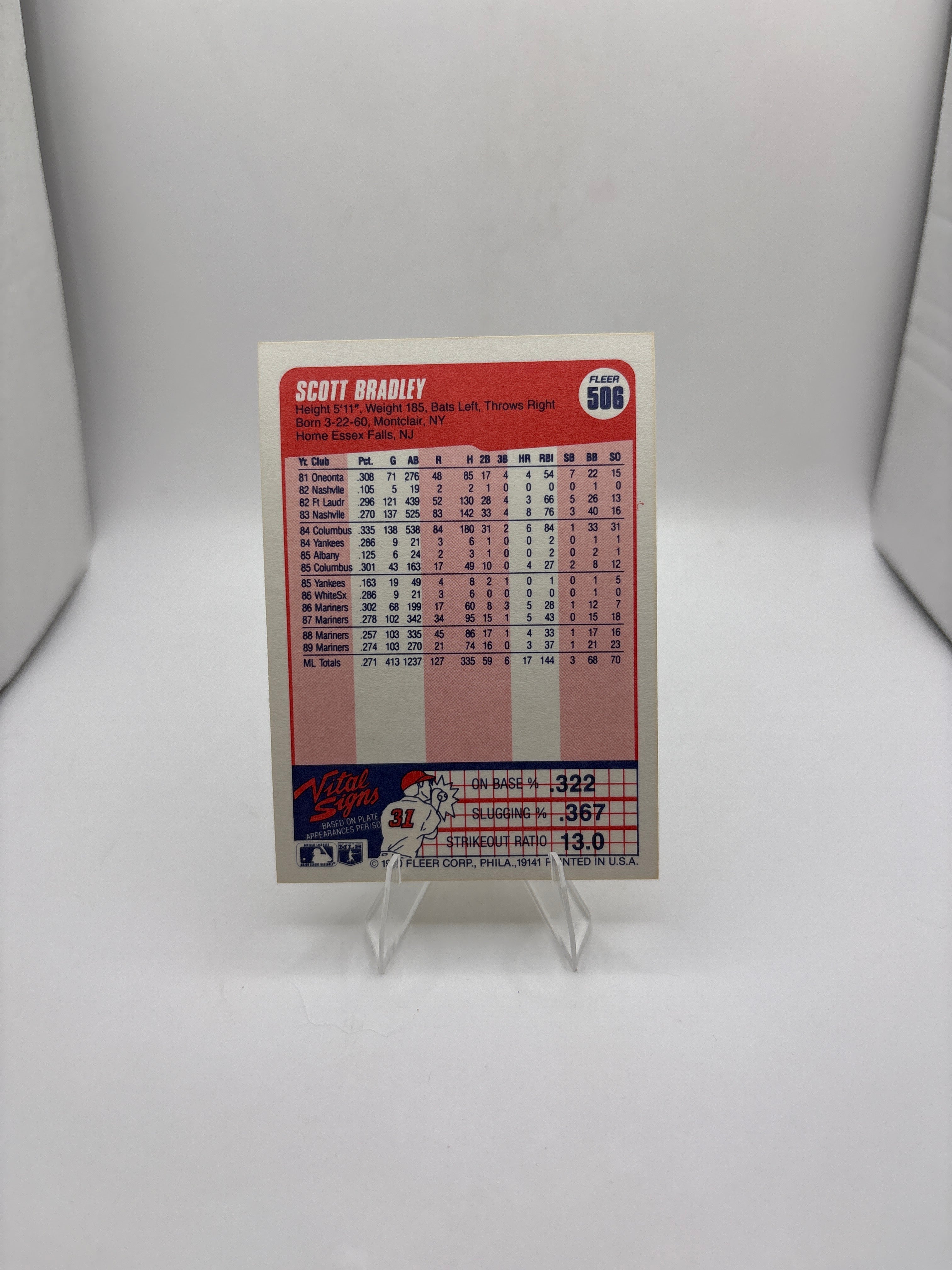 Fleer Scott Bradley