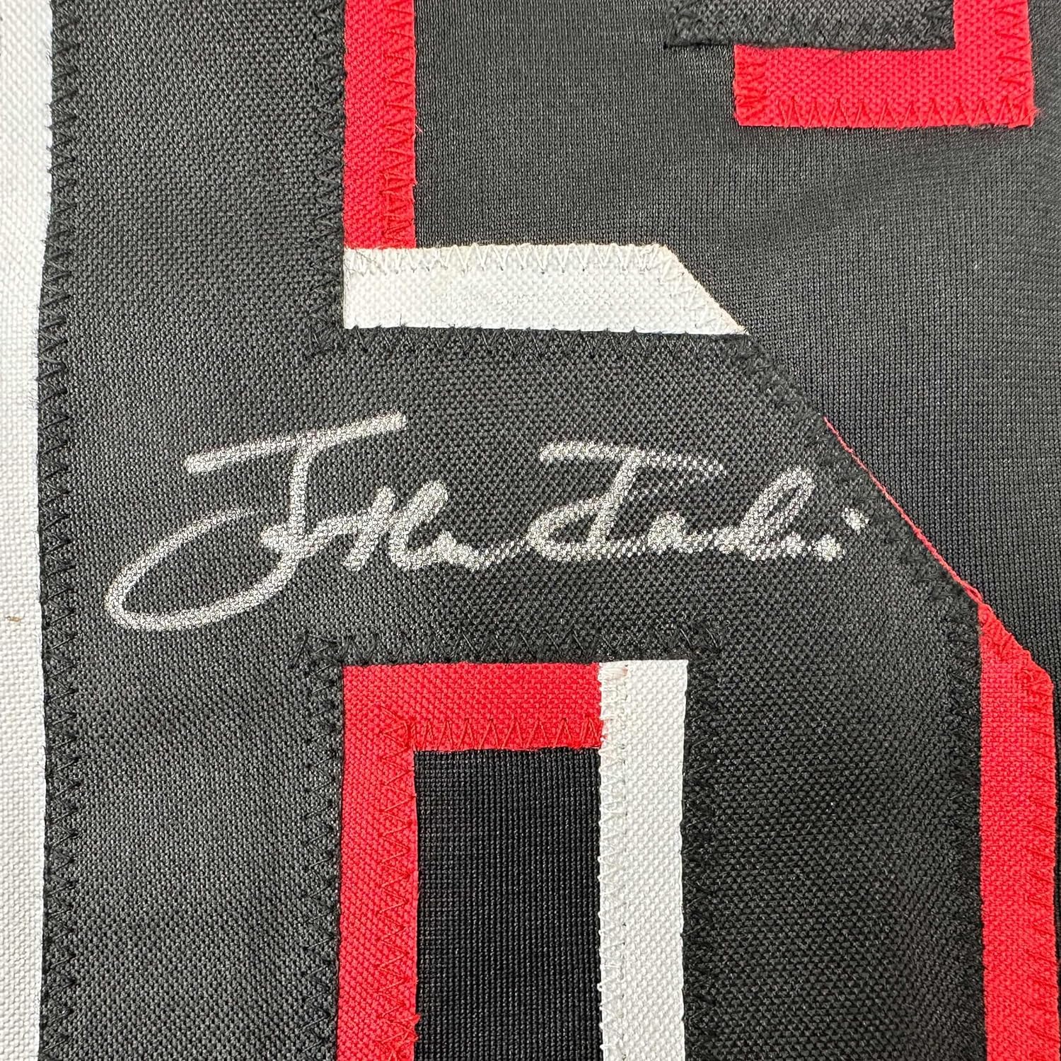 Framed Autographed/Signed Jonathan India 35x39 Cincinnati Black City Connect Baseball Jersey Beckett BAS COA