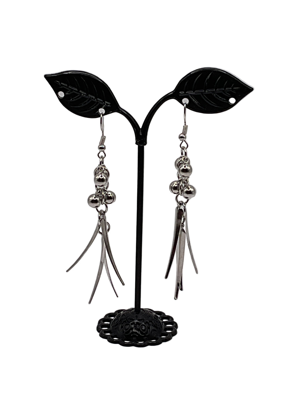 Silver earrings
