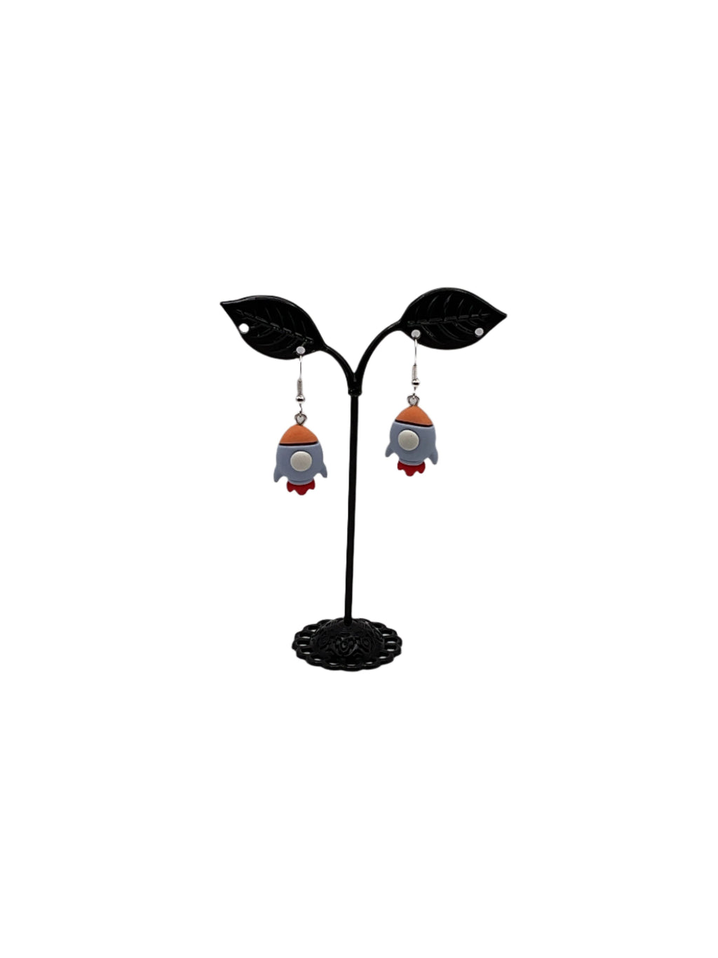 Rocket Ship Earrings 2
