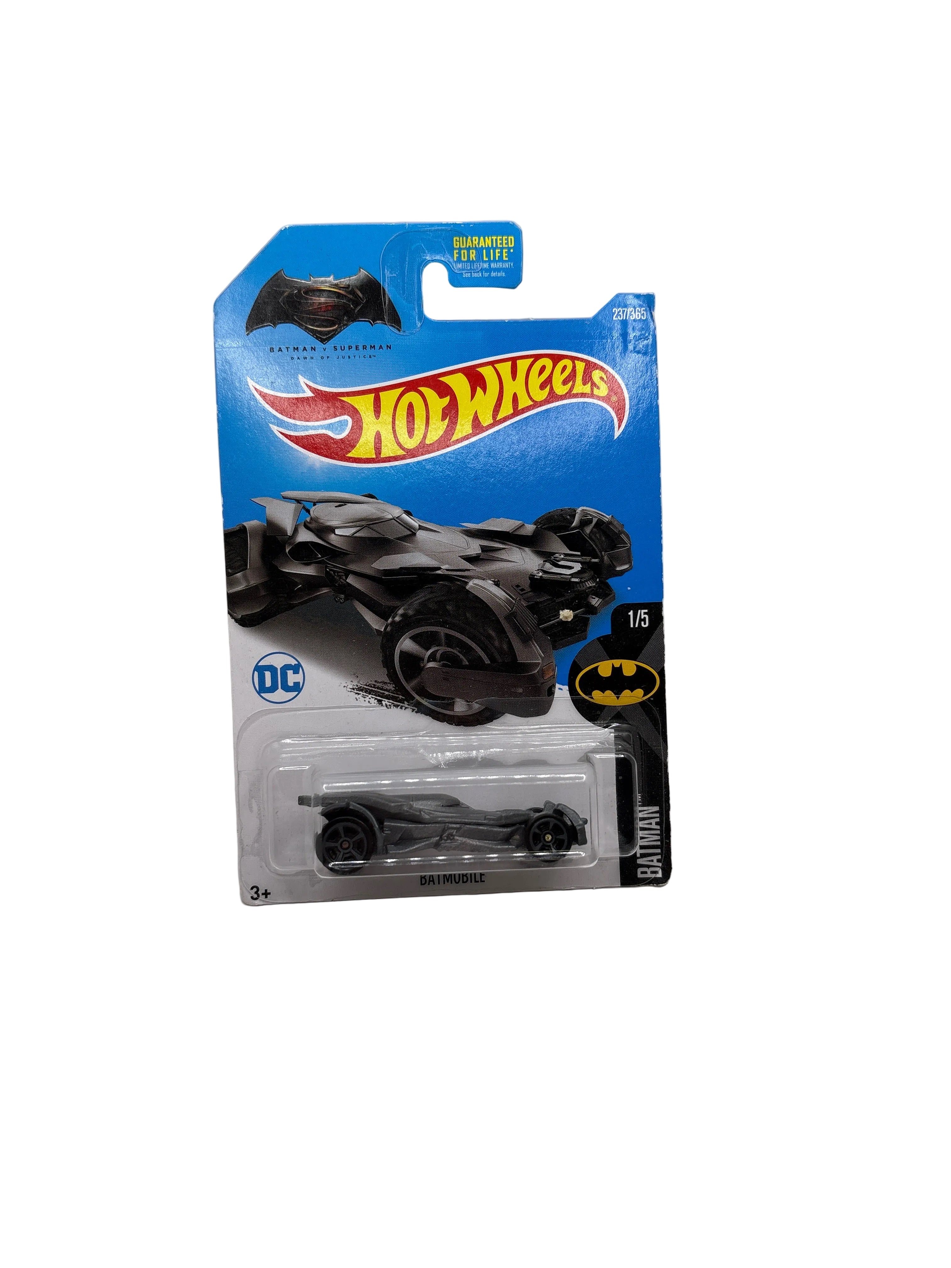 Hot Wheels Batmobile Diecast gray