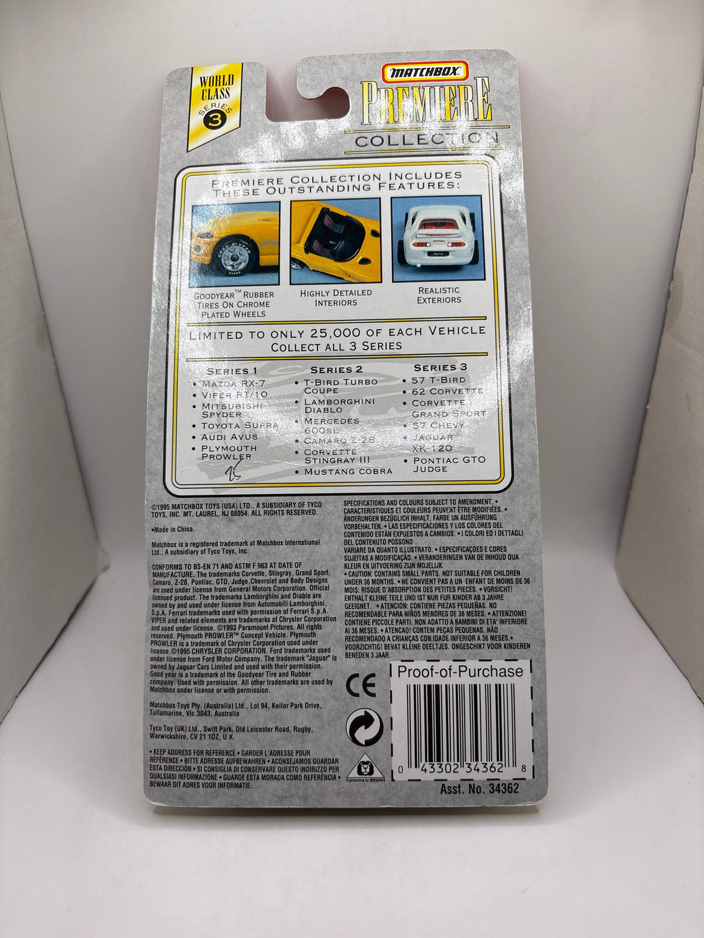 Matchbox 57 T-Bird Diecast black