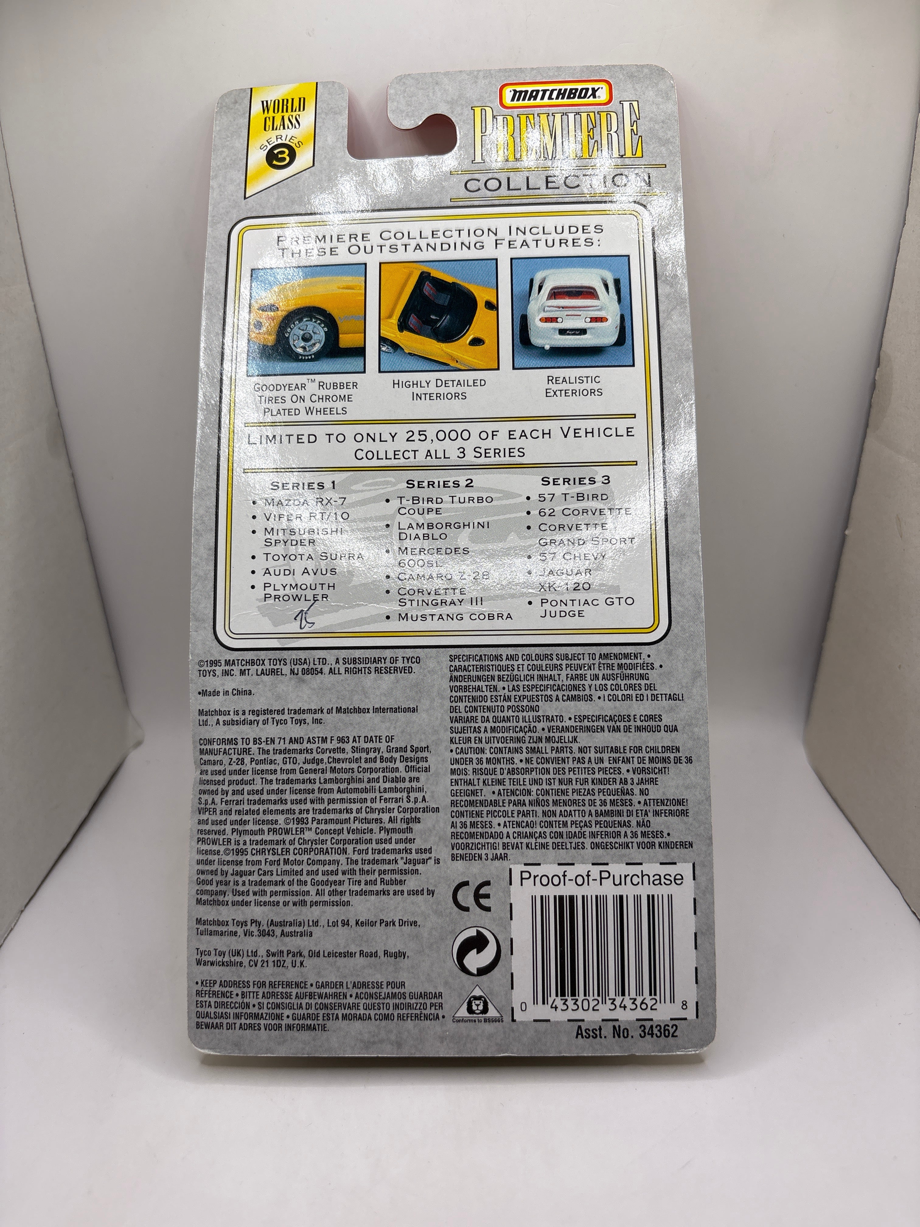 Matchbox 57 T-Bird Diecast black